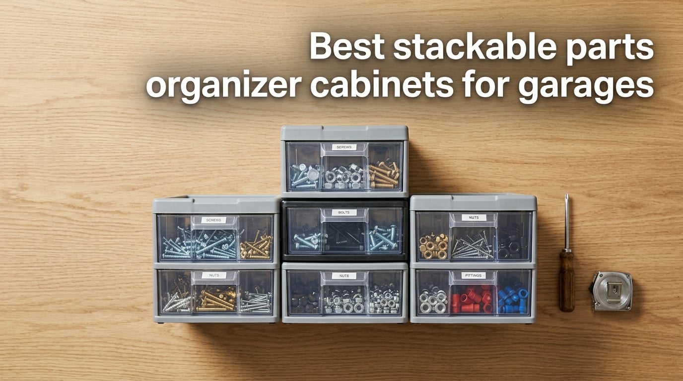 Best stackable parts organizer cabinets for garages