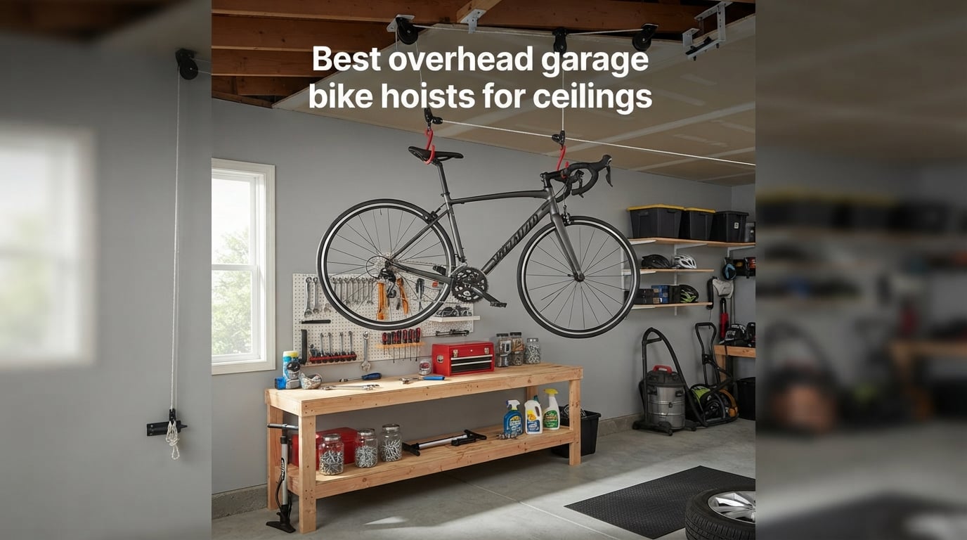 Best overhead garage bike hoists for ceilings