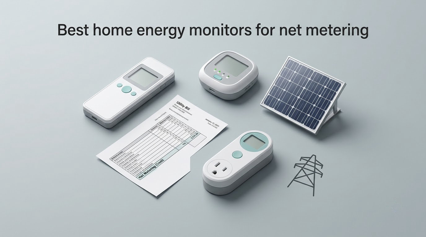 Best home energy monitors for net metering