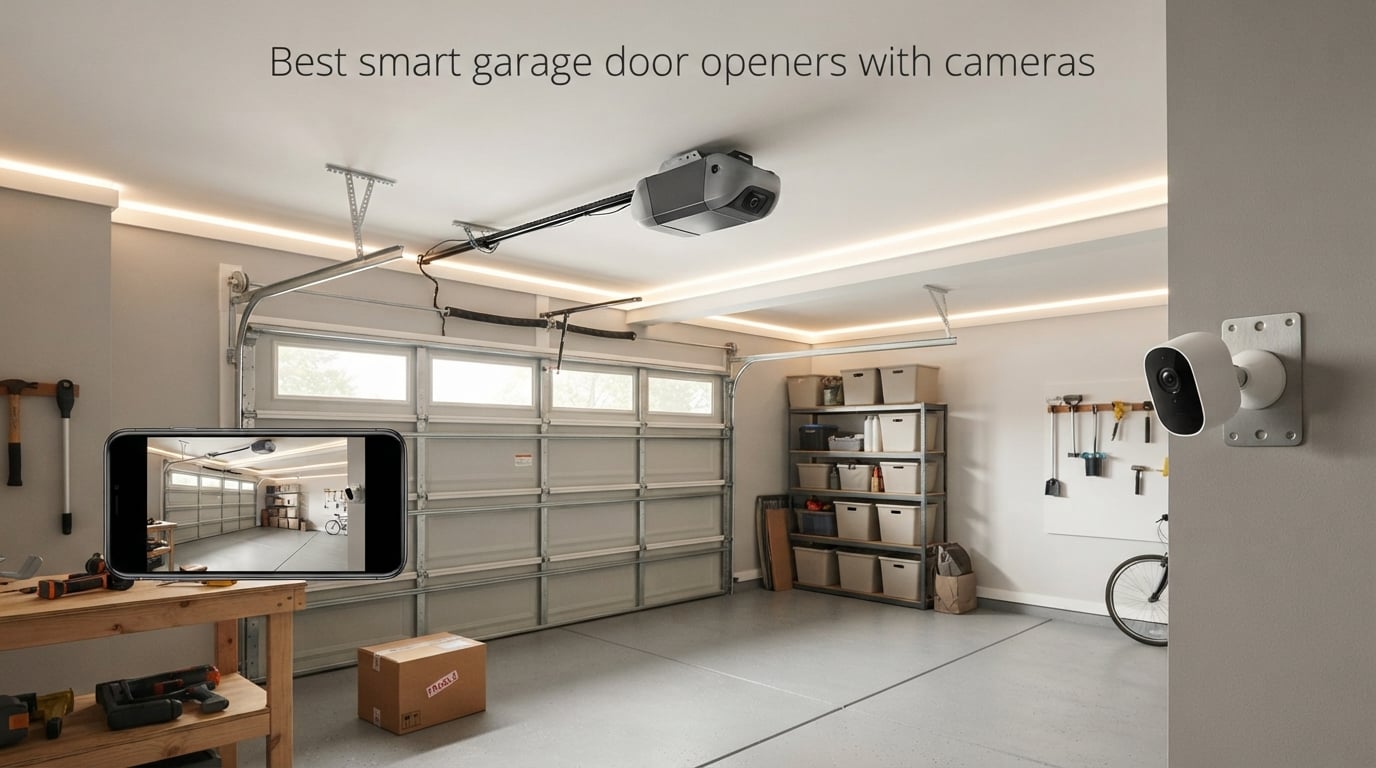 Best smart garage door openers with cameras