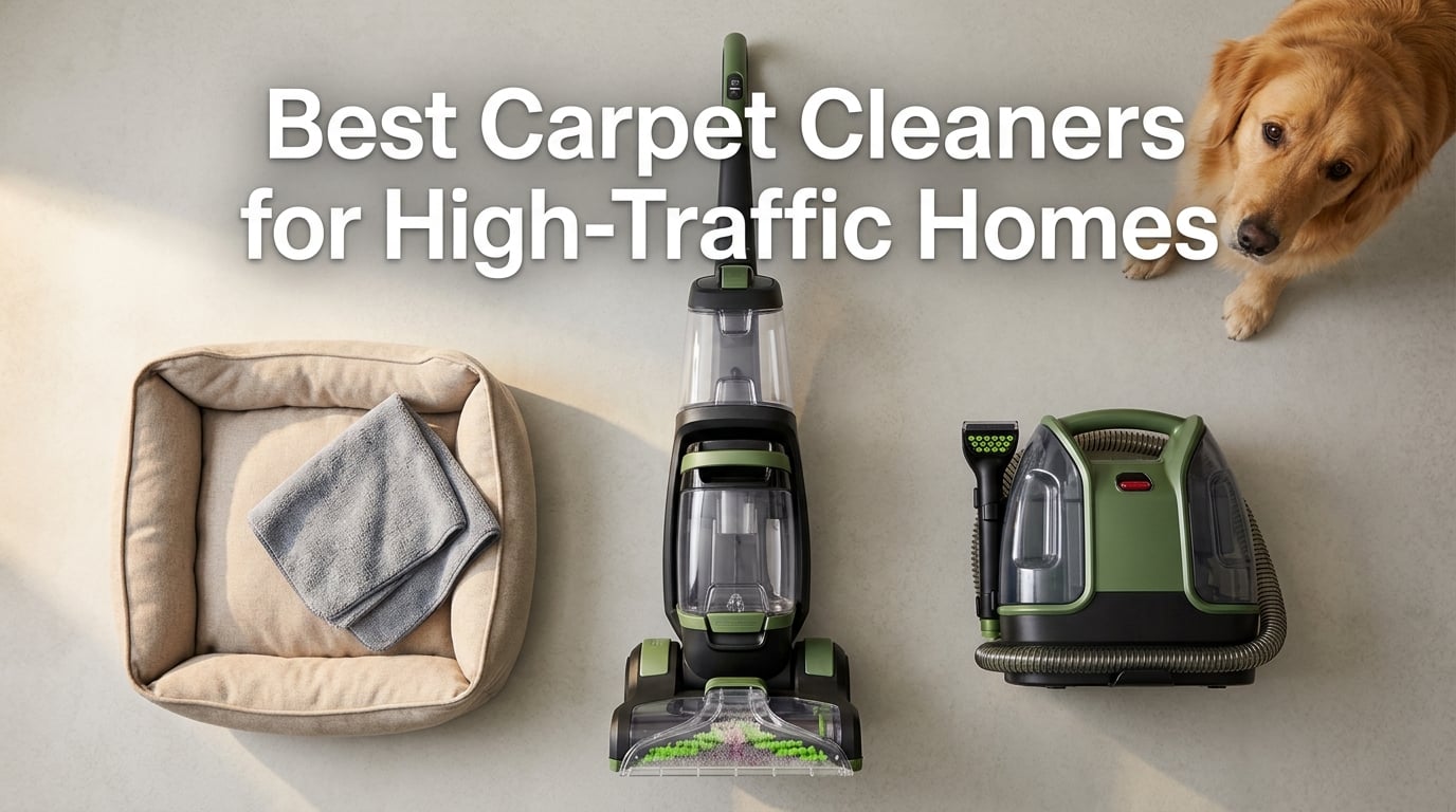 Best Carpet Cleaners for High-Traffic Homes