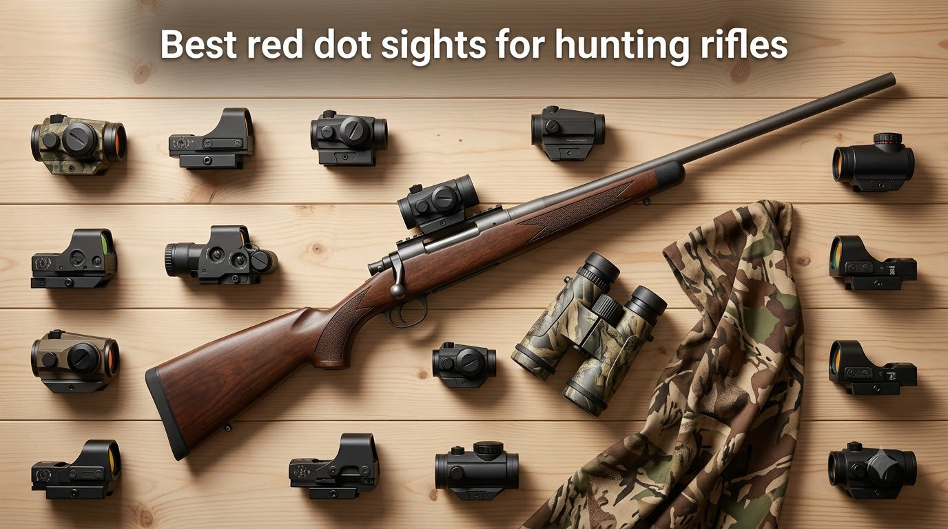 Best red dot sights for hunting rifles