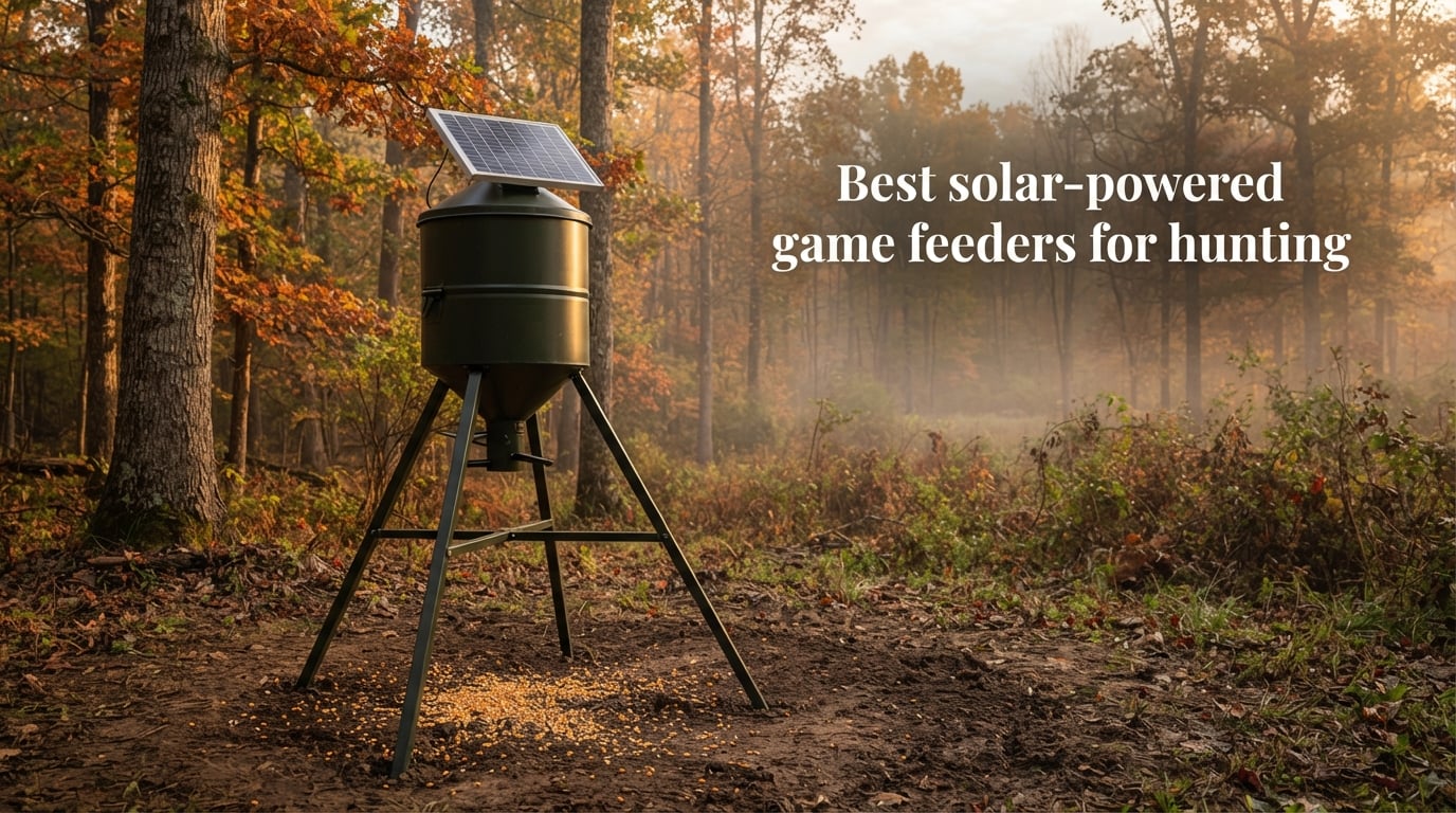 Best solar-powered game feeders for hunting