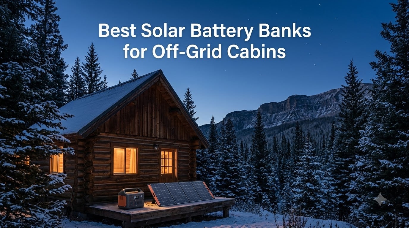 Best Solar Battery Banks for Off-Grid Cabins