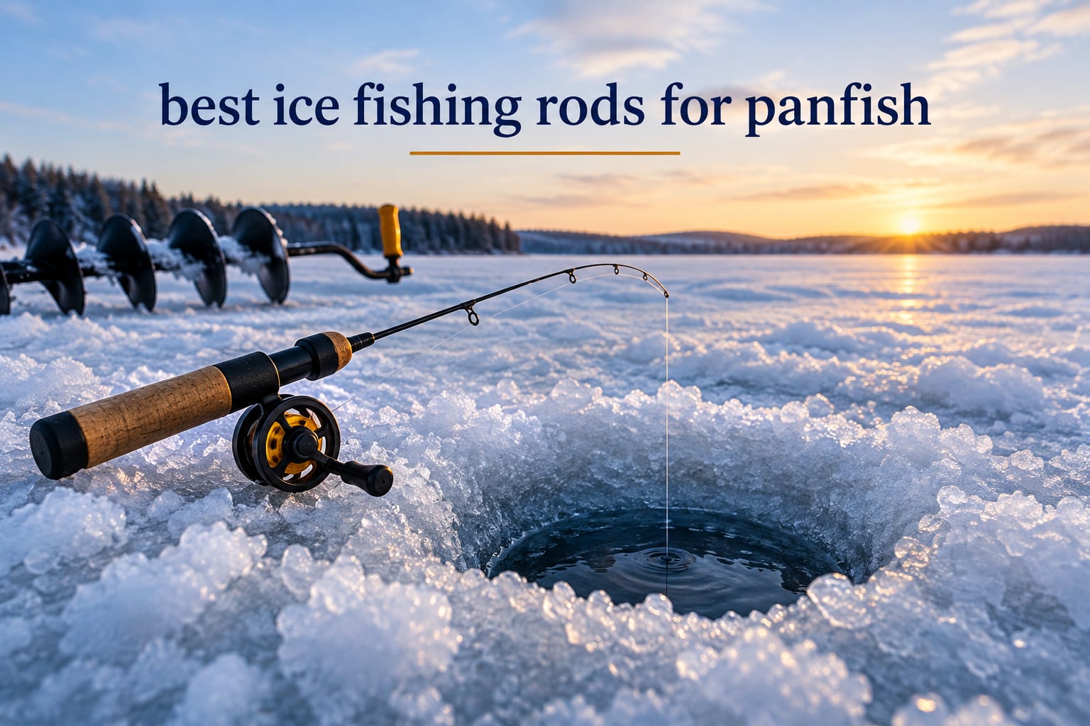 best ice fishing rods for panfish