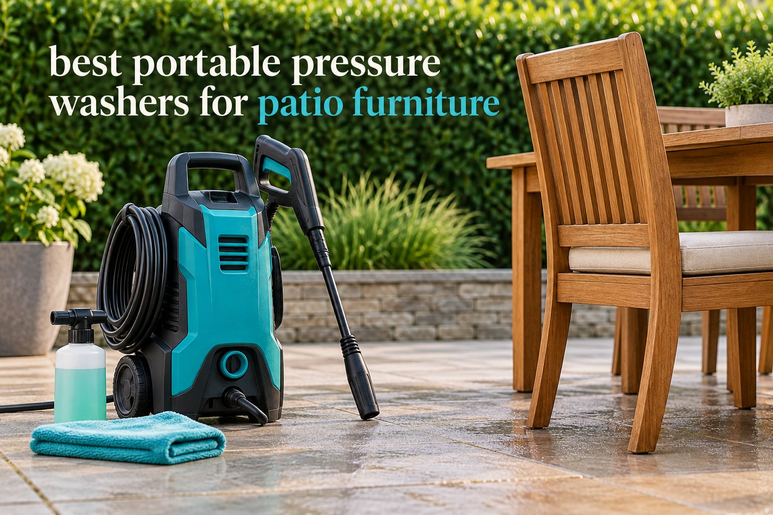 best portable pressure washers for patio furniture