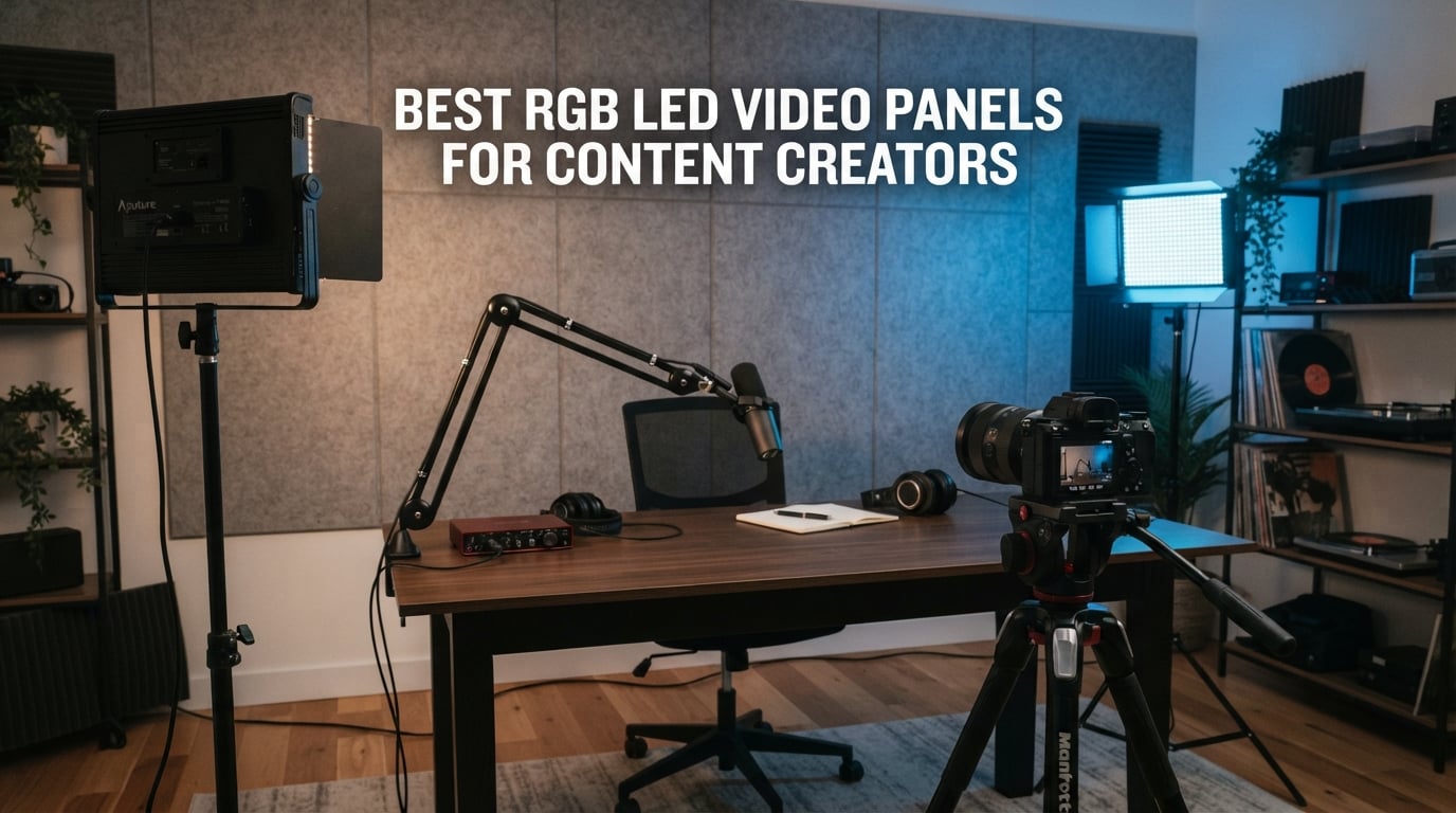 Best RGB LED video panels for content creators