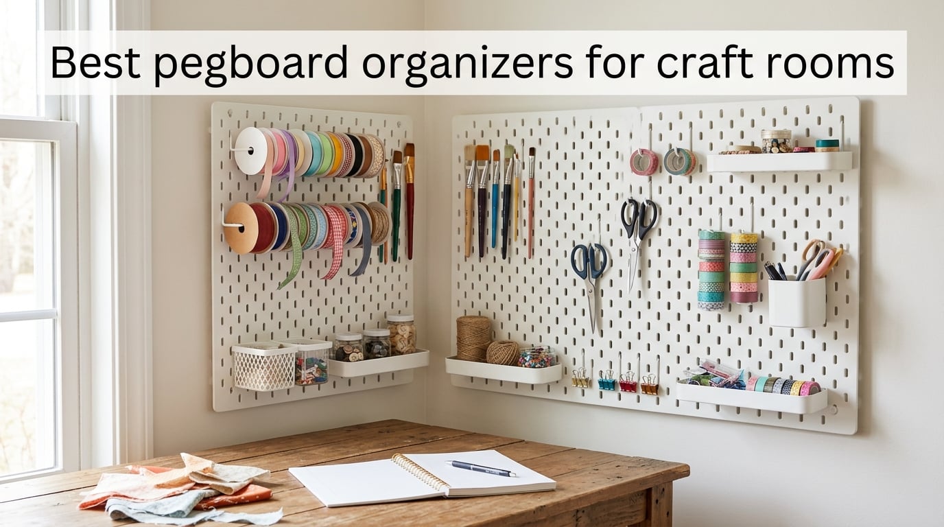 Best pegboard organizers for craft rooms