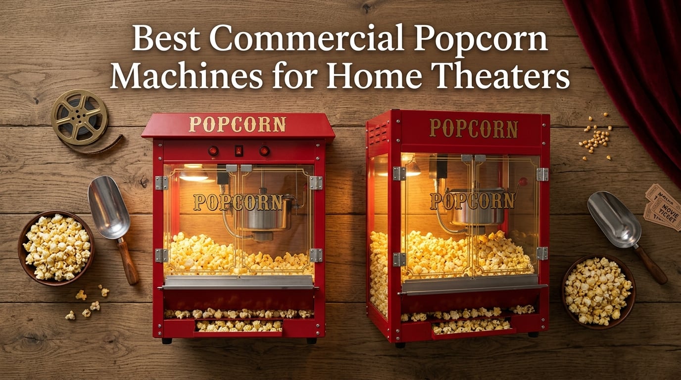 Best Commercial Popcorn Machines for Home Theaters