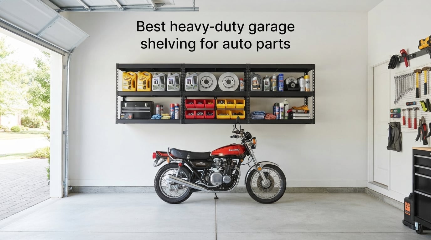 Best heavy-duty garage shelving for auto parts