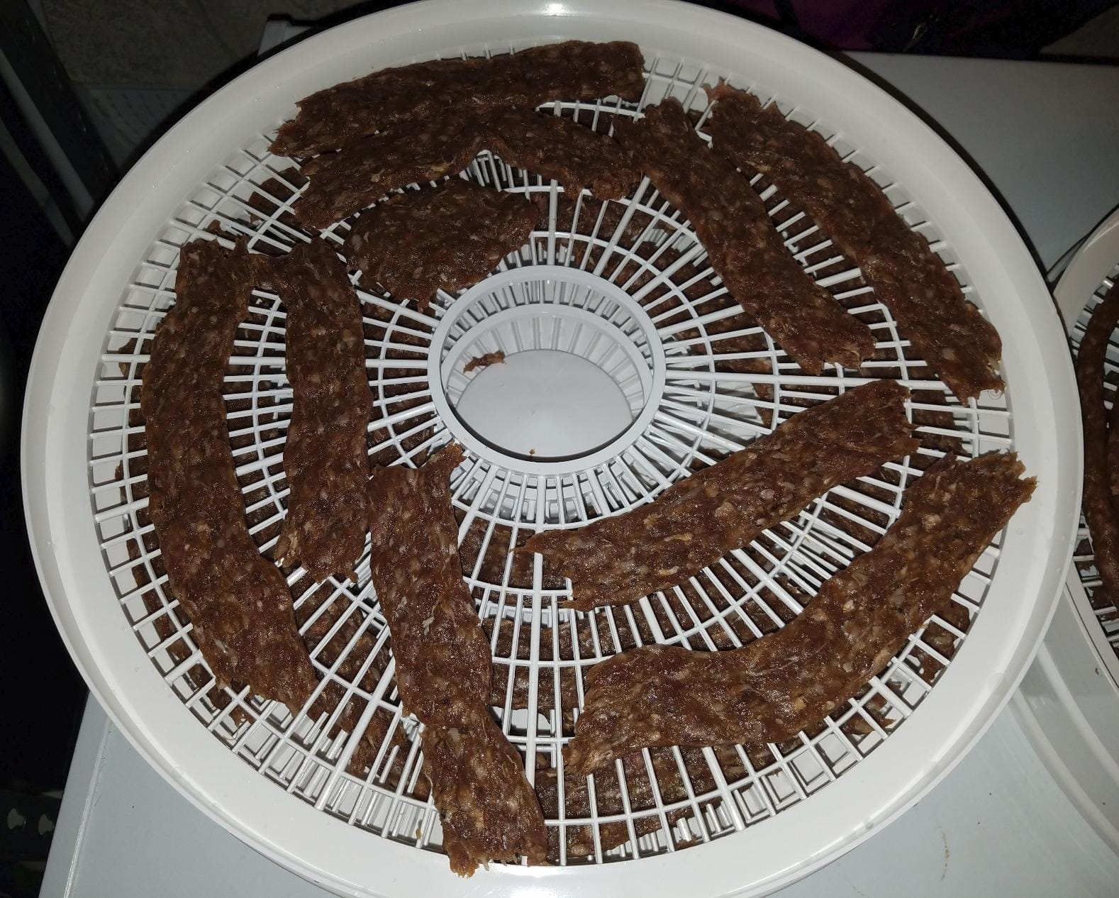Nesco FD-28JX JerkyXpress Food Dehydrator with Accessories for Beef Jerky, 4 Trays, White customer photo 1