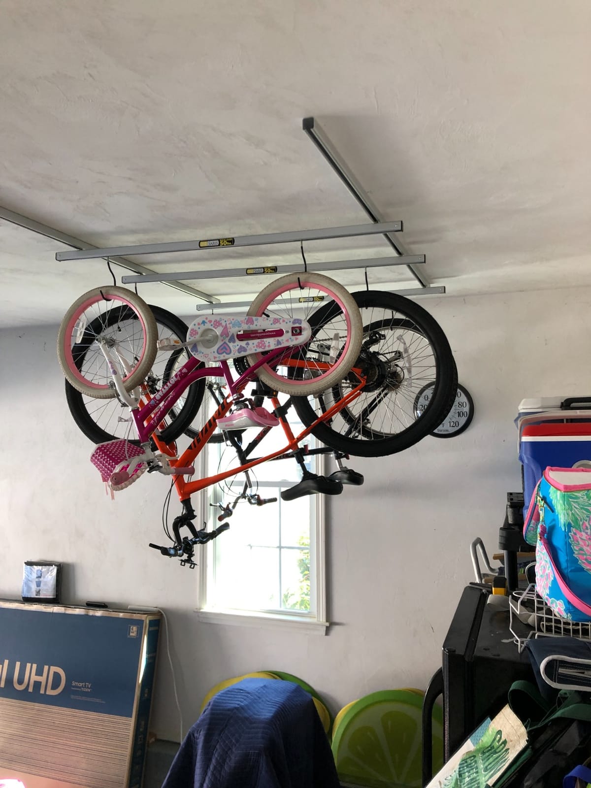 Saris Bike Storage, Cycle Glide Home Bicycle Parking, Ceiling Rack and Add-on-Kit customer photo 2