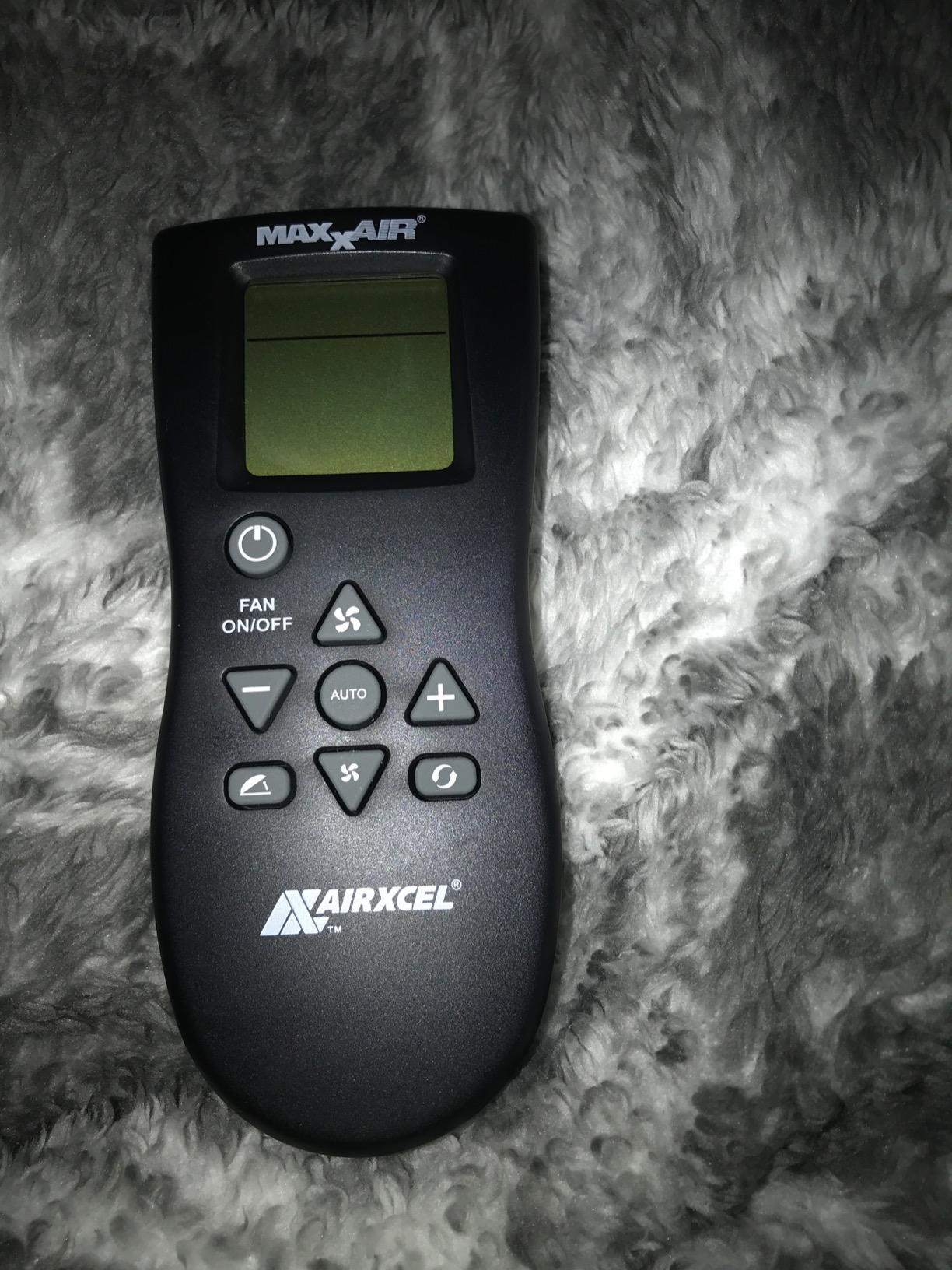 MAXXAIR Maxxfan Plus High Powered 10-Speed RV Intake and Exhaust Fan - Manual or Remote Control Electric Opening, Easy Ceiling Controls, Rain Sensor with Automatic Lid Closure, Smoke (00-04500K) customer photo 2