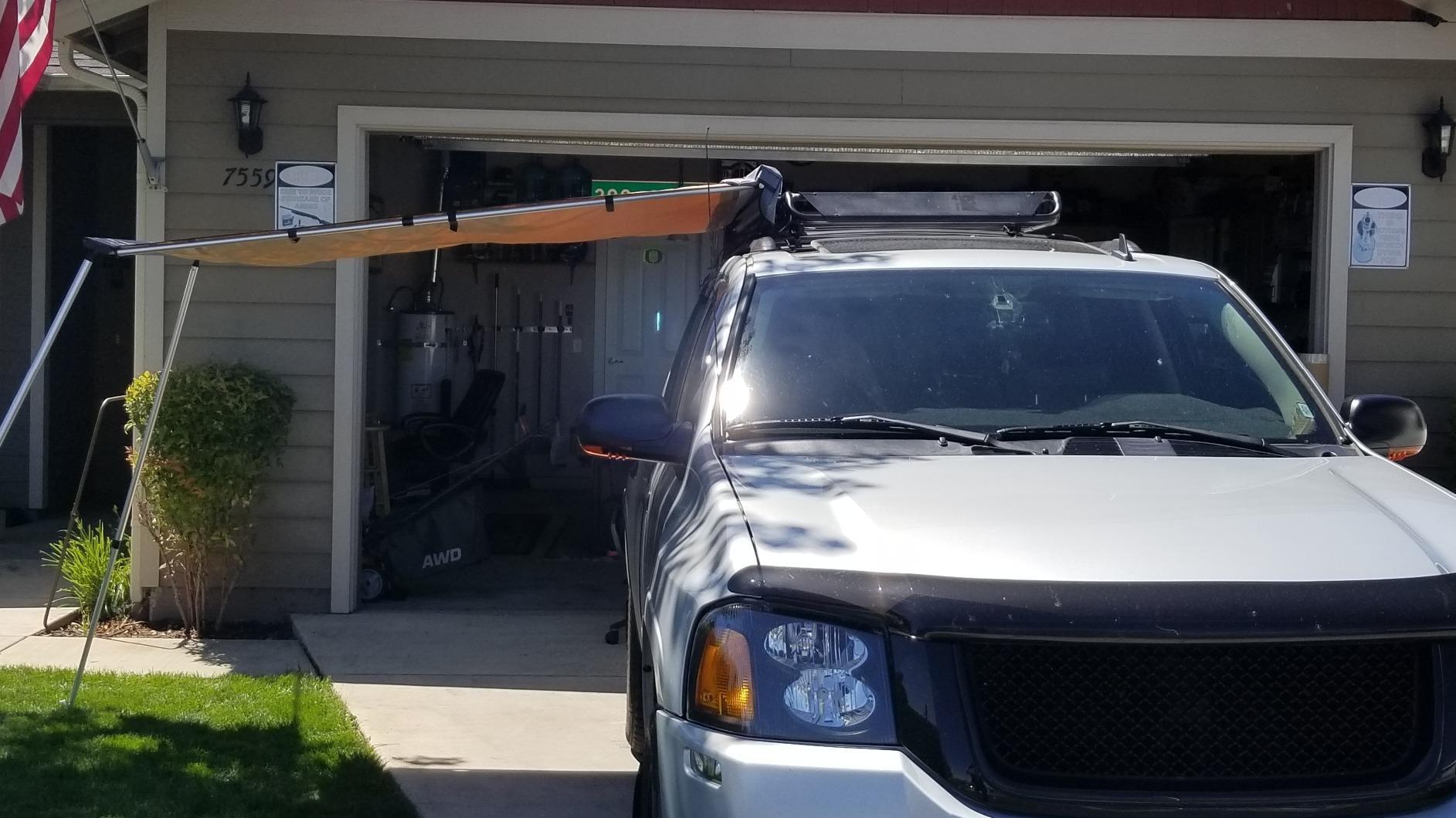 ARB 814301 Retractable Awning 1250 x 2100 mm 4x4 Accessories, self-Standing Retractable awnings fit onto the Side of Most roof Racks and roof Bars customer photo 1