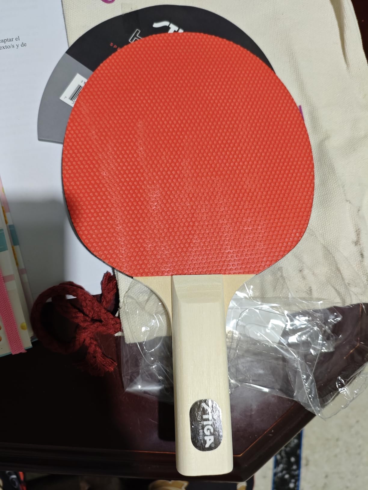 STIGA Pure Color Advance Performance-Level Table Tennis Racket (Yellow) customer photo 1