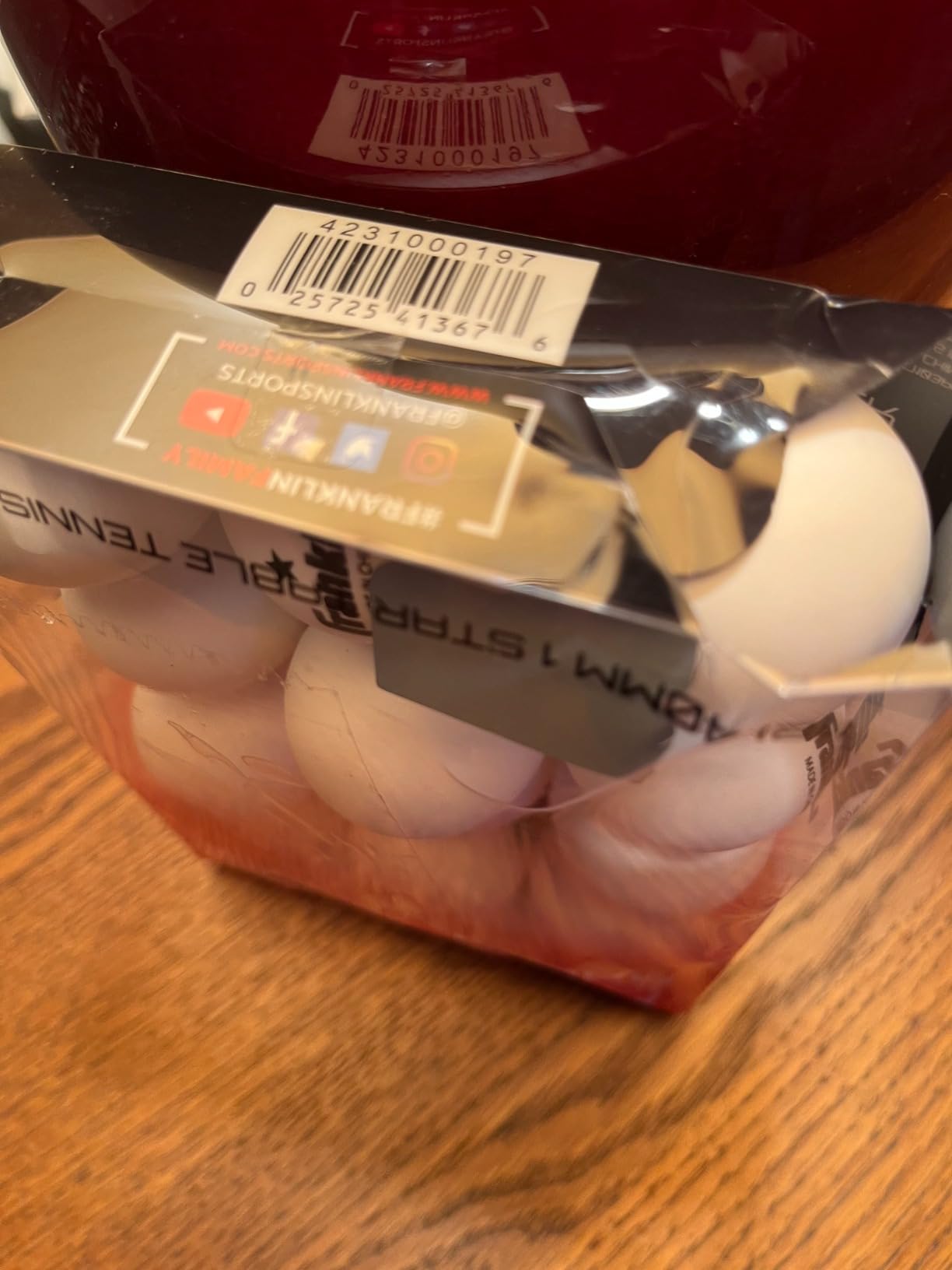 Franklin Sports 1 Star Table Tennis Balls (Pack of 12), 40 mm customer photo 1