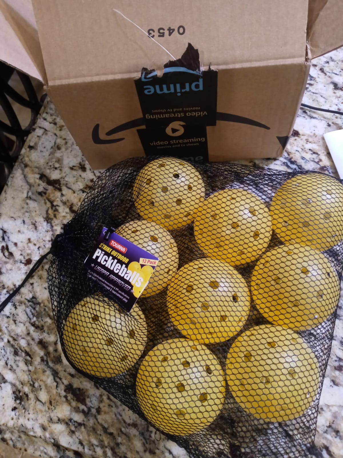 Tourna Strike Outdoor Pickleballs (12 Pack) - USAPA Approved, Optic Yellow (PIKL-12-OY-O) customer photo 2