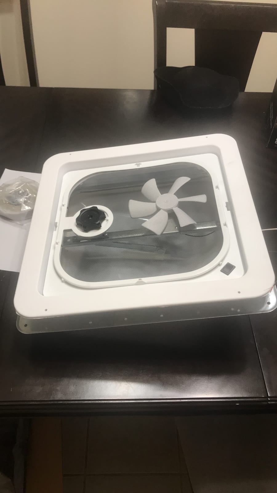 Ventline RV Roof Vent White w/ 12 Volt Fan, Putty & Screws¡ customer photo 1