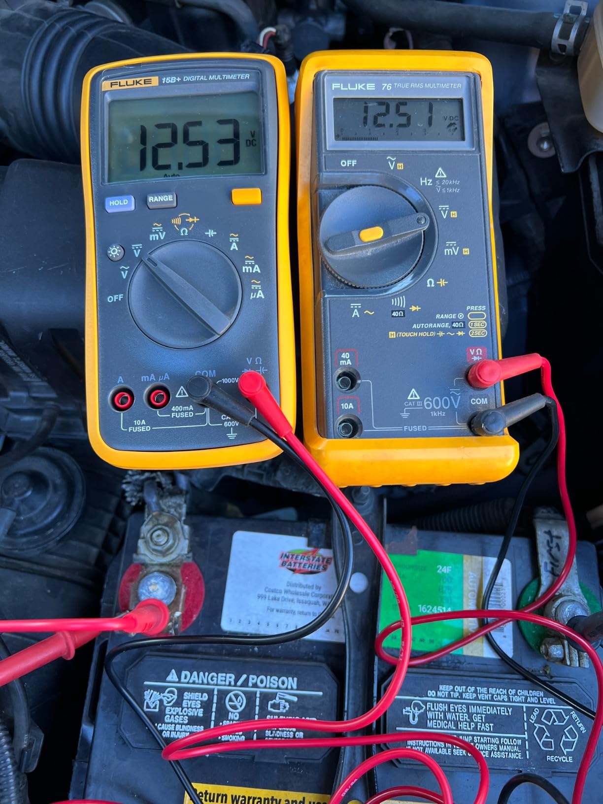 Fluke 15B+ Digital Multimeter, for Electrical Applications, Measures AC/DC Voltage and Current Measurements up to 1000V and 10A, Along with Resistance, Continuity, Diode, and Capacitance Capabilities customer photo 1