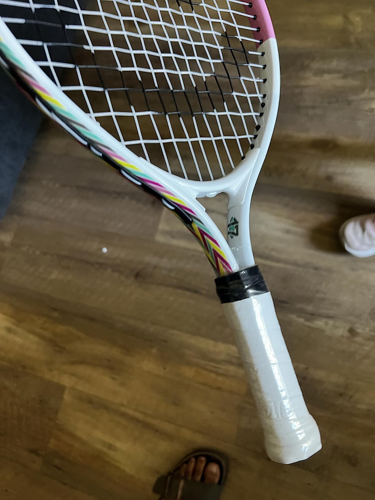 Kids Tennis Racket with Training Videos – Aluminum Youth Tennis Racket with Neoprene Handle for Children Age 5-12 – Learn Faster and Play Better by Street Tennis Club customer photo 1