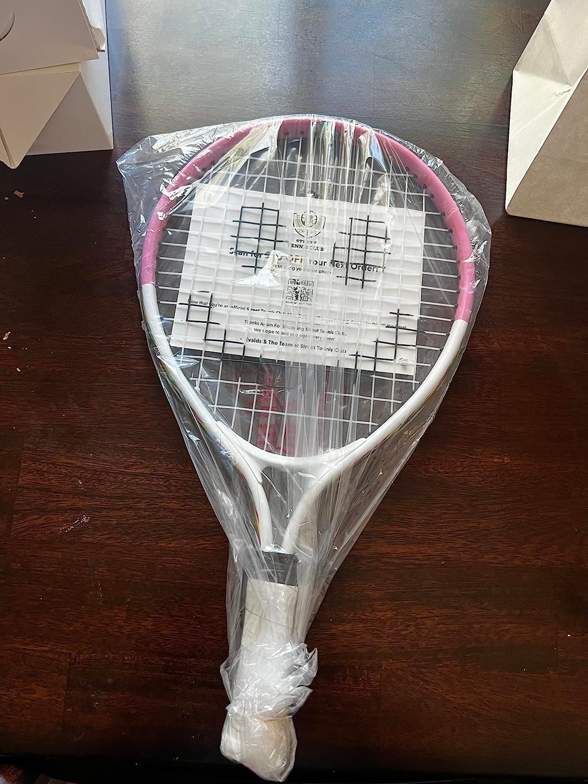 Kids Tennis Racket with Training Videos – Aluminum Youth Tennis Racket with Neoprene Handle for Children Age 5-12 – Learn Faster and Play Better by Street Tennis Club customer photo 2