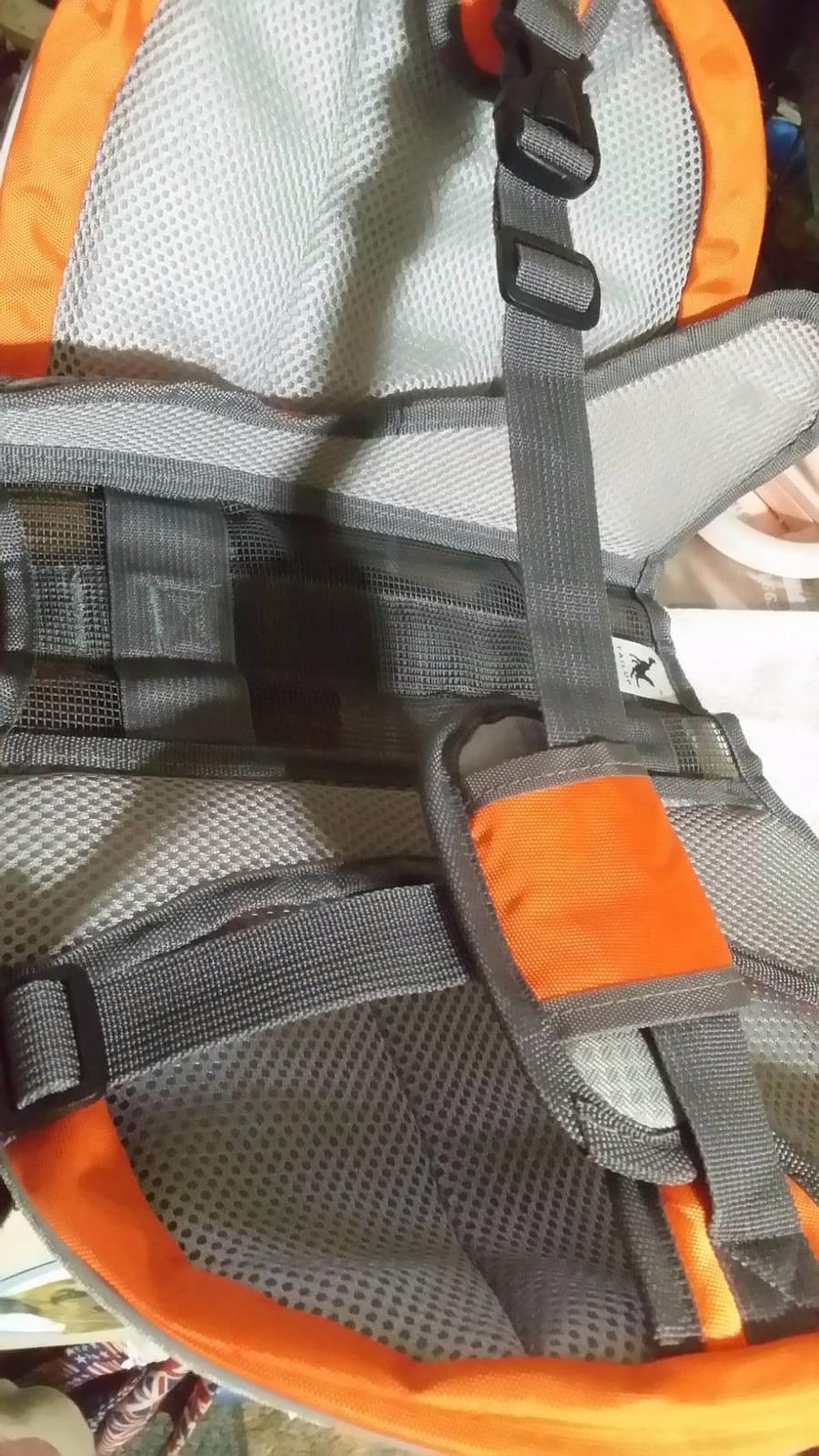 Adjustable Service Dog Supply Backpack Saddle Bag for Camping Hiking Training customer photo 1