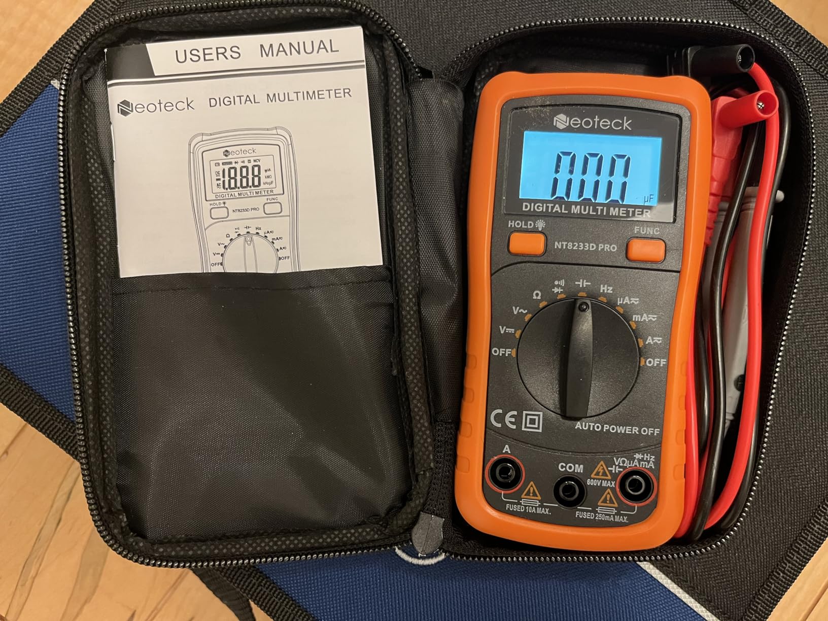 Neoteck Auto-Ranging Digital Multimeter with Backlit LCD,2000 Counts customer photo 2