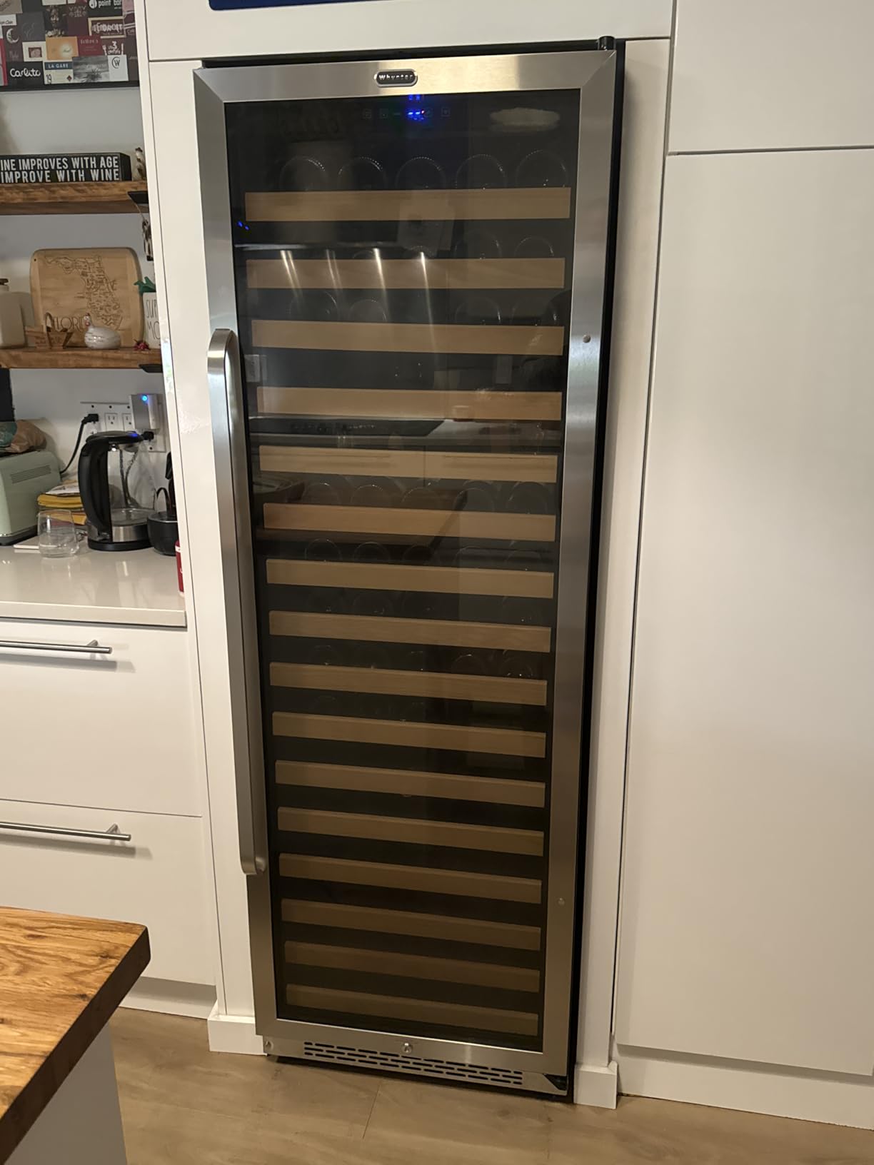 Whynter Wine Refrigerator, 164 Bottle, Large Capacity, Dual Zone, BWR1642DZ customer photo 1