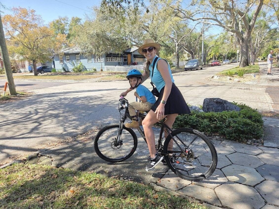 UrRider Child Bike Seat, Front Mount Kids Bike Seat,Fit Mountain Bikes, Cruiser Bikes, Folding Bikes, Ultra Light,Portable, Tool-Free, Quick-Release,Toddler Bike Seat for 2-6 Years(up to 60lbs) customer photo 1