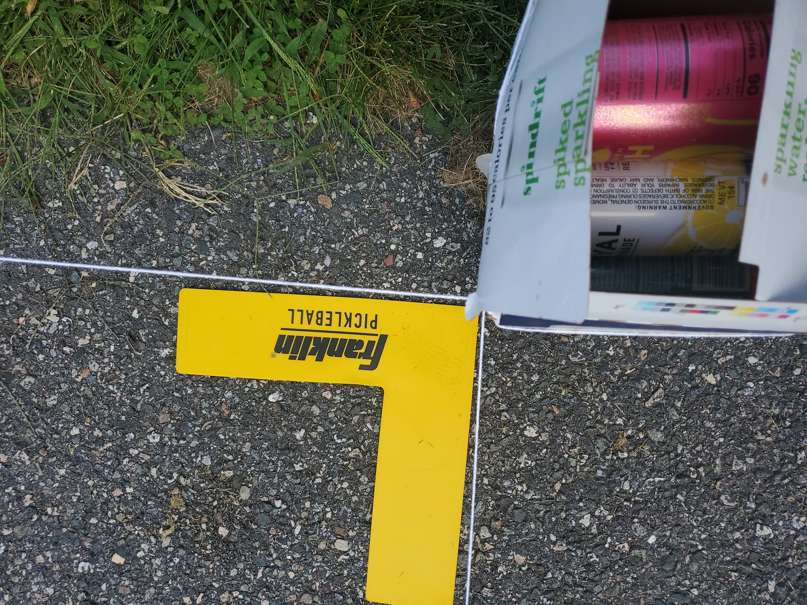 Franklin Sports Pickleball Court Marker Kit - Lines Marking Set with Tape Measure - Official Size Court Throw Down Markers customer photo 2