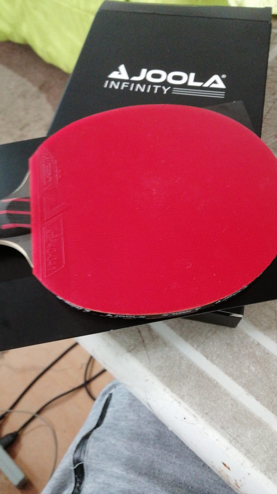 JOOLA Infinity Overdrive - Professional Performance Ping Pong Paddle with Carbon Technology - Black Rubber on Both Sides - Competition Table Tennis Racket for Advanced Training - Extreme Speed customer photo 2