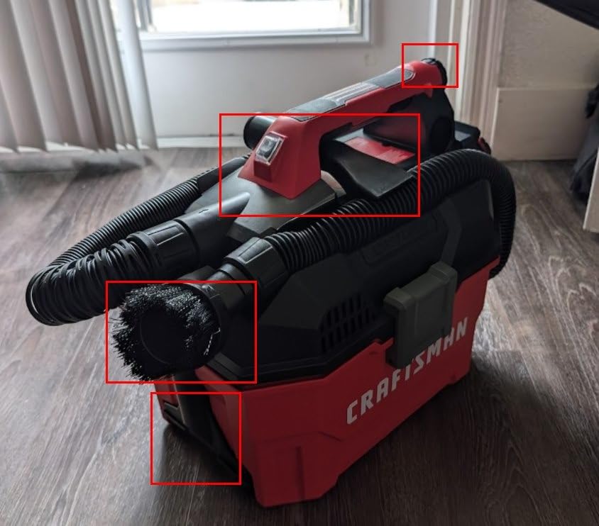 Craftsman V20 Cordless Vacuum Cleaner, Shop Vac Wet/Dry, 2 Gal (CMCV002B) customer photo 2