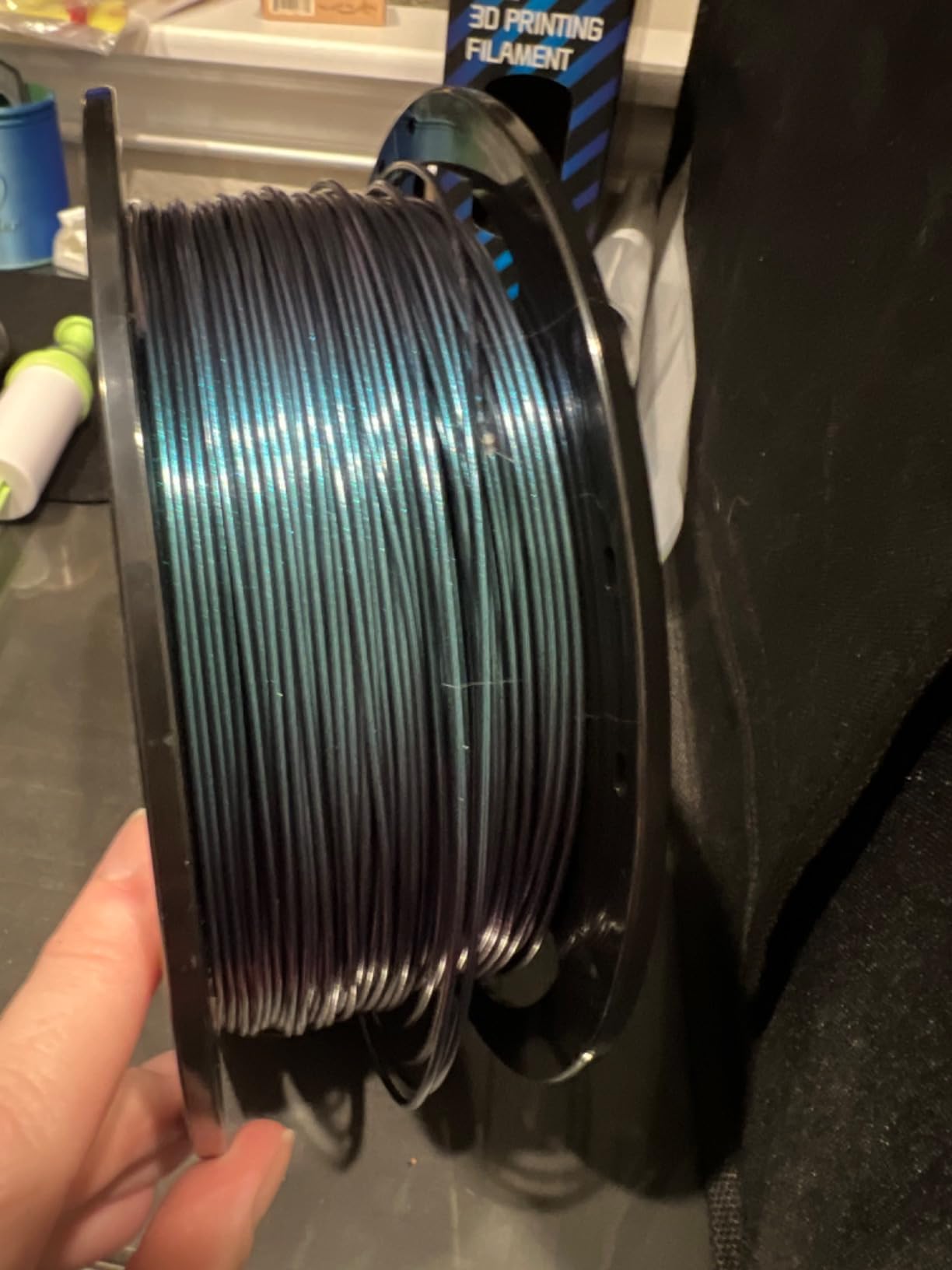 FLASHFORGE PETG Pro Filament 1.75mm Black, 3D Printer Filament 1kg (2.2lbs) Spool, Dimensional Accuracy +/- 0.02mm, 3D Printing Filament for Various Mechanical Parts, Waterproof Parts customer photo 1
