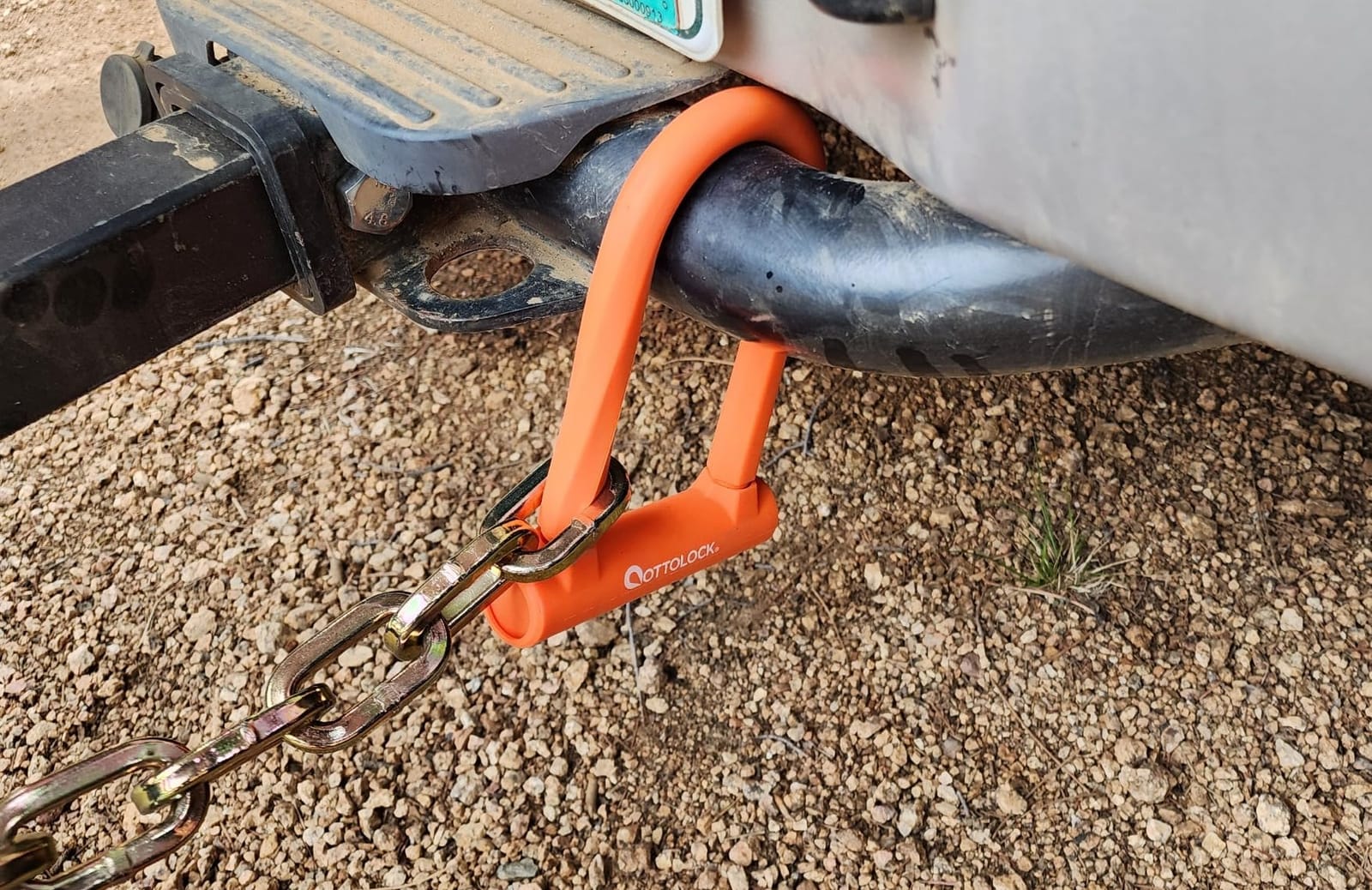 OTTOLOCK Sidekick Compact U-Lock, Orange customer photo 2