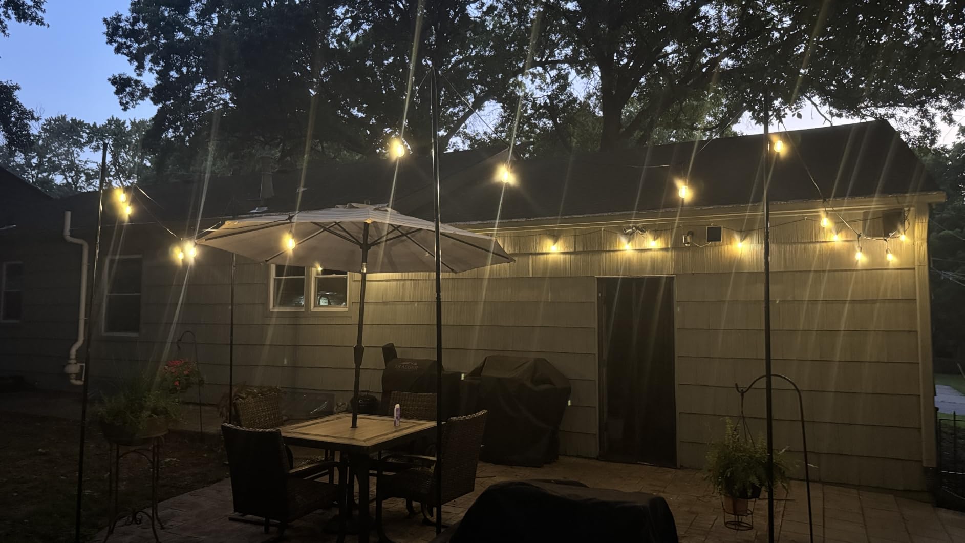 Svater Outdoor String Lights 105 FT Outside Waterproof Commercial Grade ETL customer photo 2