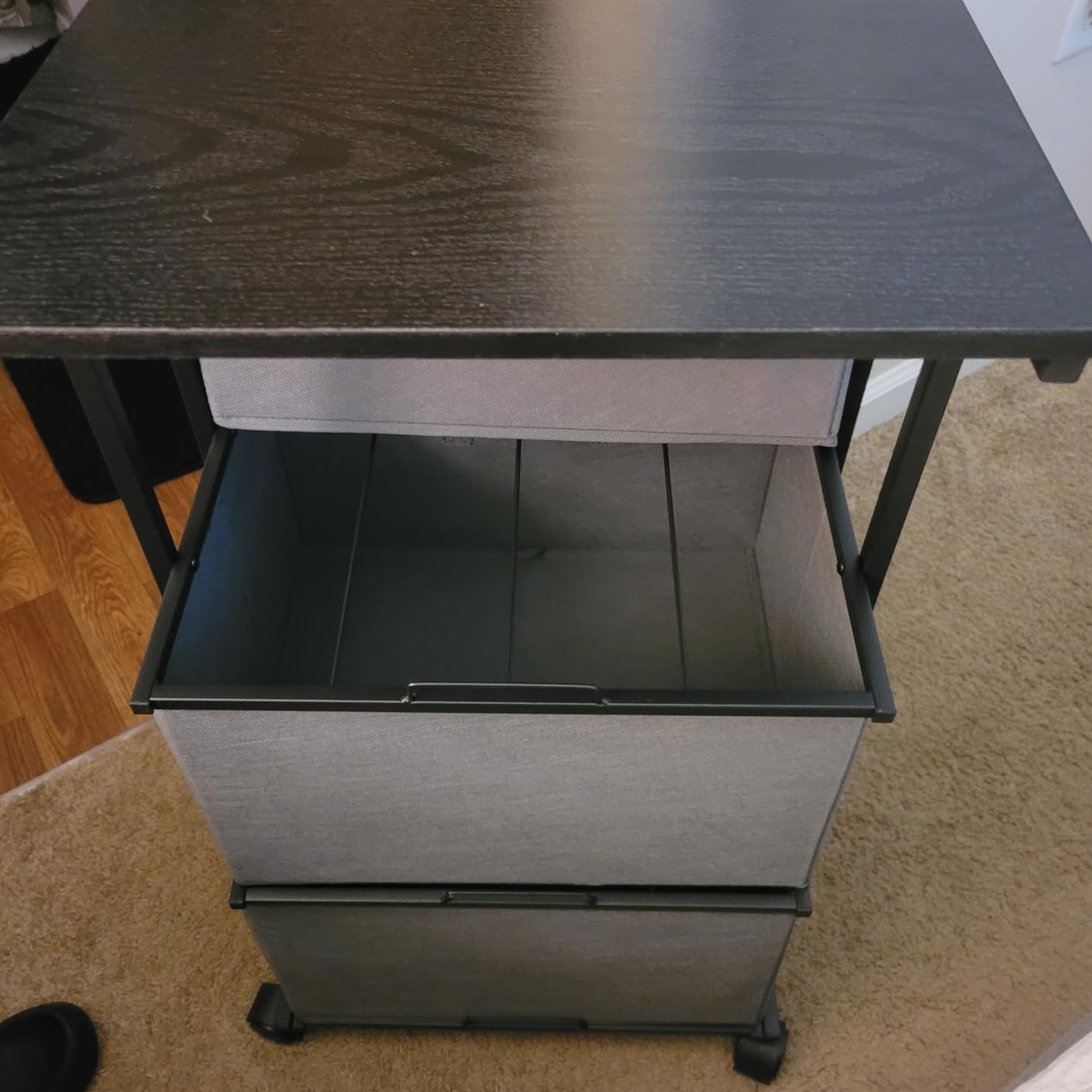 MAX Houser Dresser Storage with 3 Drawers, Fabric Dresser Tower, Vertical Storage Unit for Bedroom, Closet, Office, Black customer photo 2