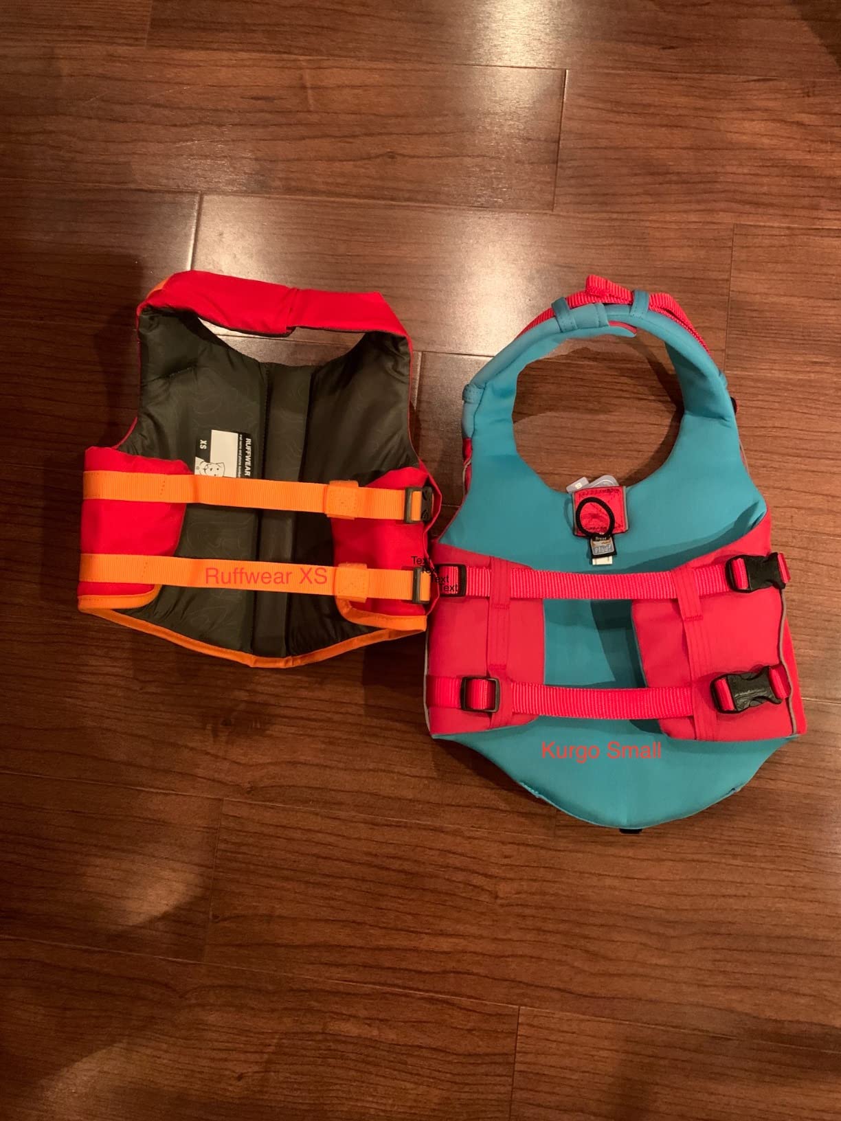 Kurgo Surf n' Turf Life Jacket, Chili Red, Medium customer photo 2