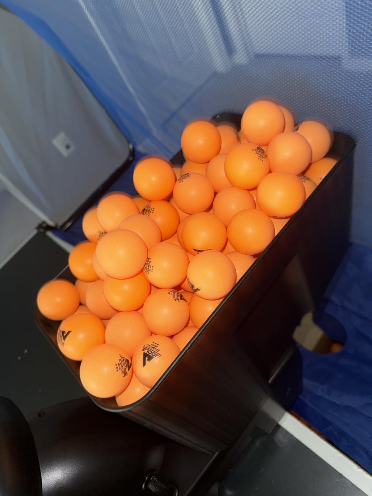 JOOLA Training 3 Star Table Tennis Balls - 40+mm Regulation Bulk Ping Pong Balls for Competition and Recreational Play - Fun as a Cat Toy - Indoor and Outdoor Compatible customer photo 1
