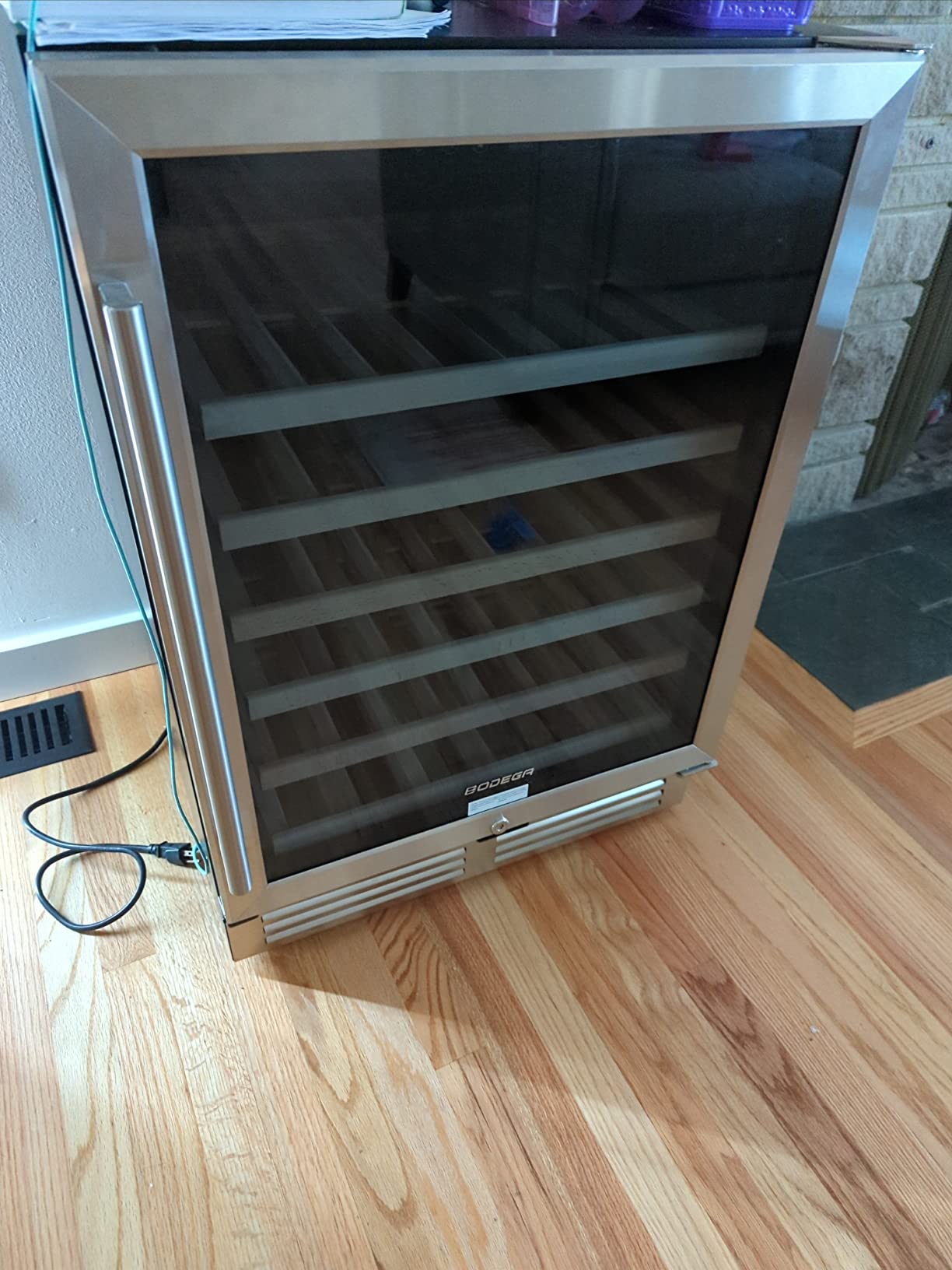 BODEGA 24 Inch wine cooler,under counter wine fridge 52 Bottles with WIFI APP Control Fits Champagne,red, Rose, Built in or Freestanding wine cooler refrigerator for Home Office Bar. customer photo 1