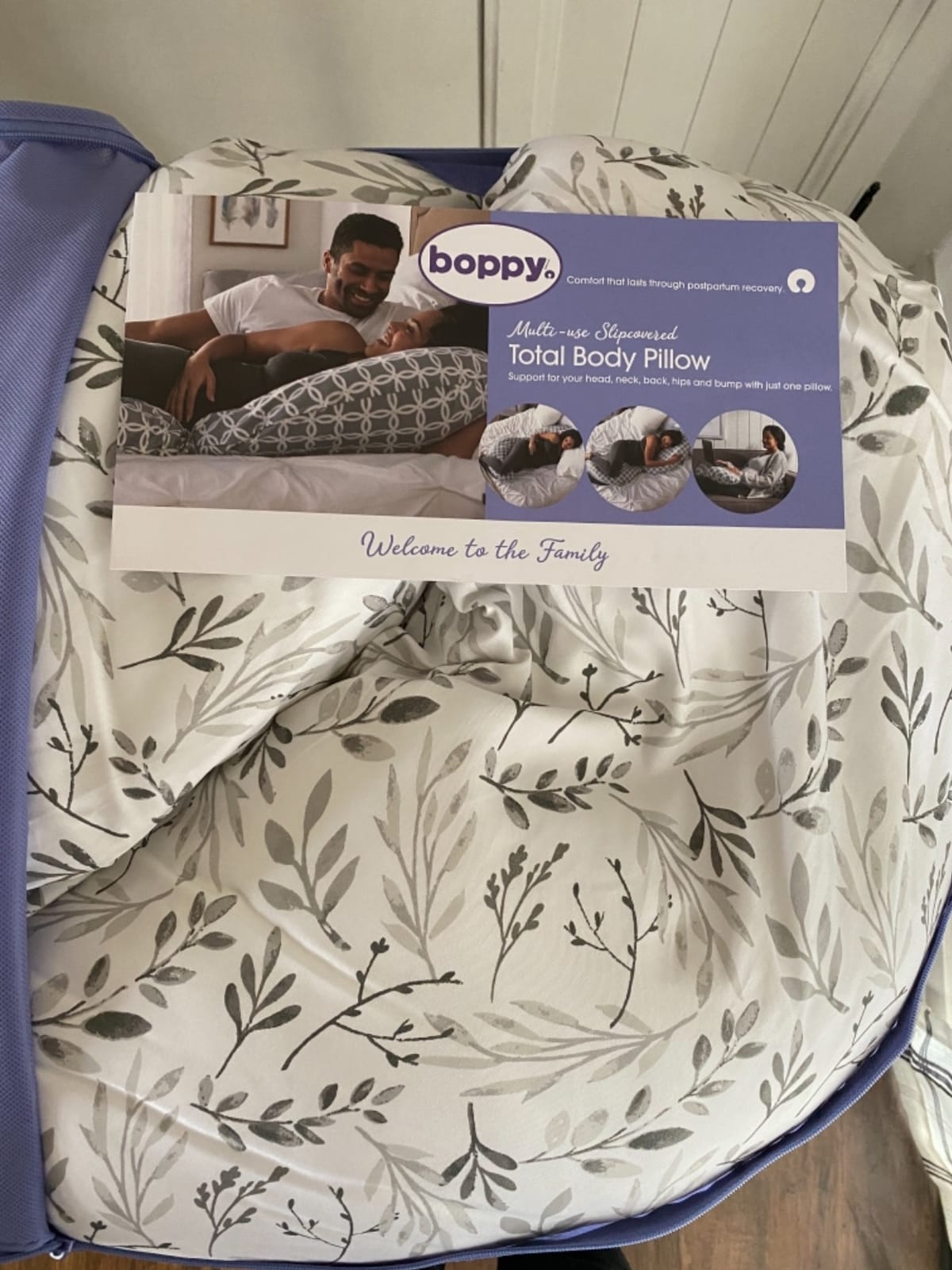 Boppy Total Body Pregnancy Pillow, Contoured, Full-Body Maternity Support customer photo 2