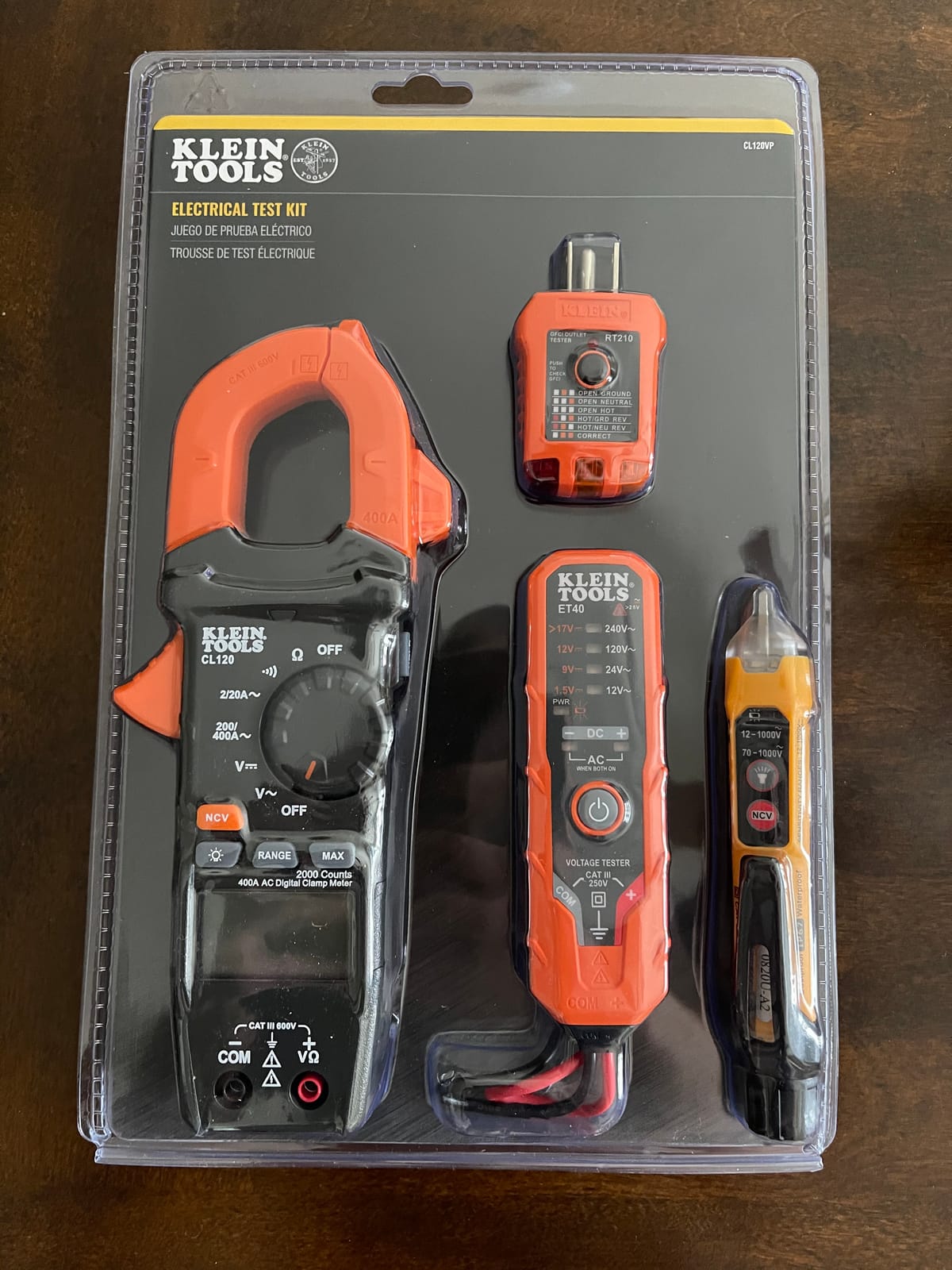 Klein Tools CL120VP Electrical Voltage Test Kit with Clamp Meter customer photo 1