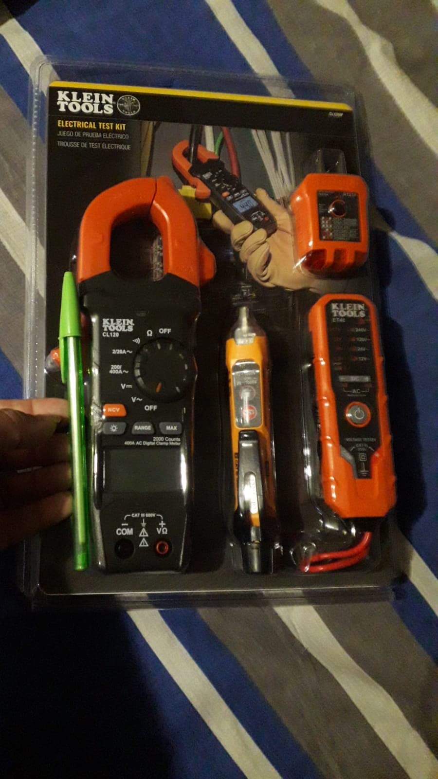 Klein Tools CL120VP Electrical Voltage Test Kit with Clamp Meter customer photo 2