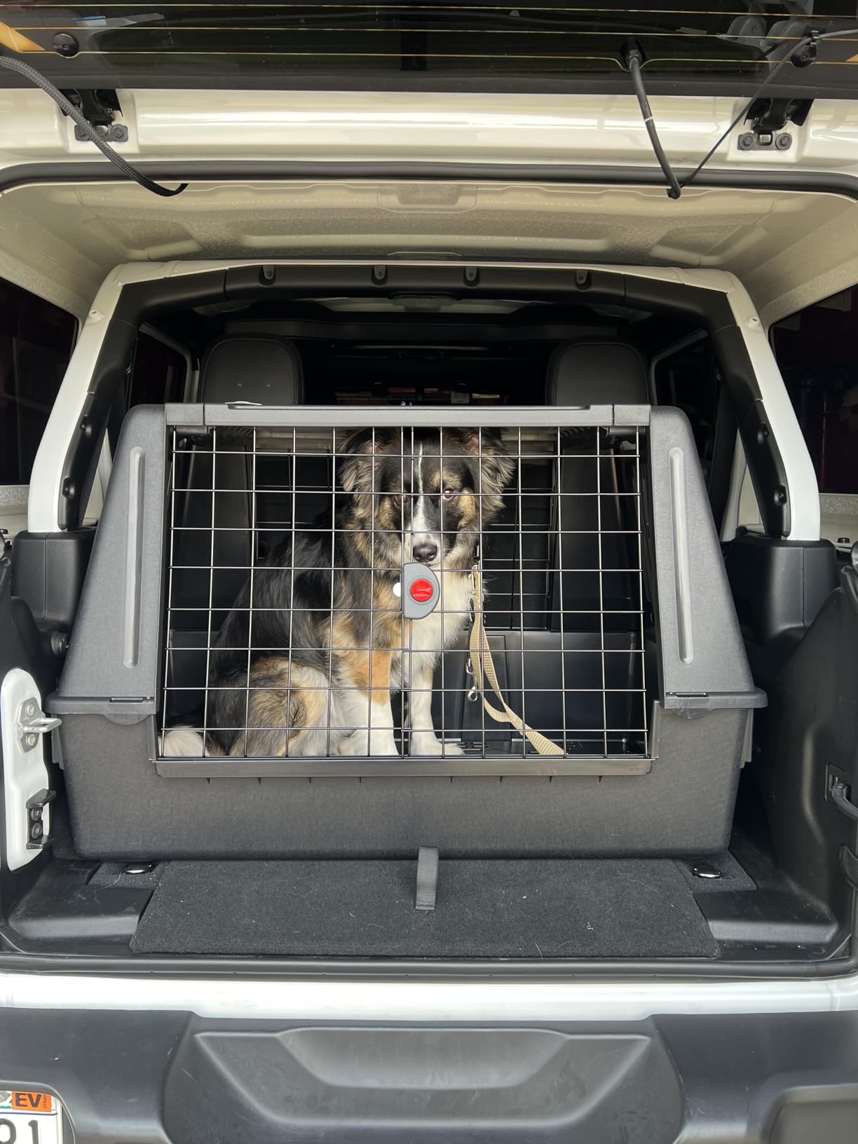 Ferplast Atlas Vehicle SUV Dog Crate, Assembled Car Dog Crate Measures 39L x 23W x 26H, Ideal for Medium to Intermediate Dog Breeds, Black customer photo 1