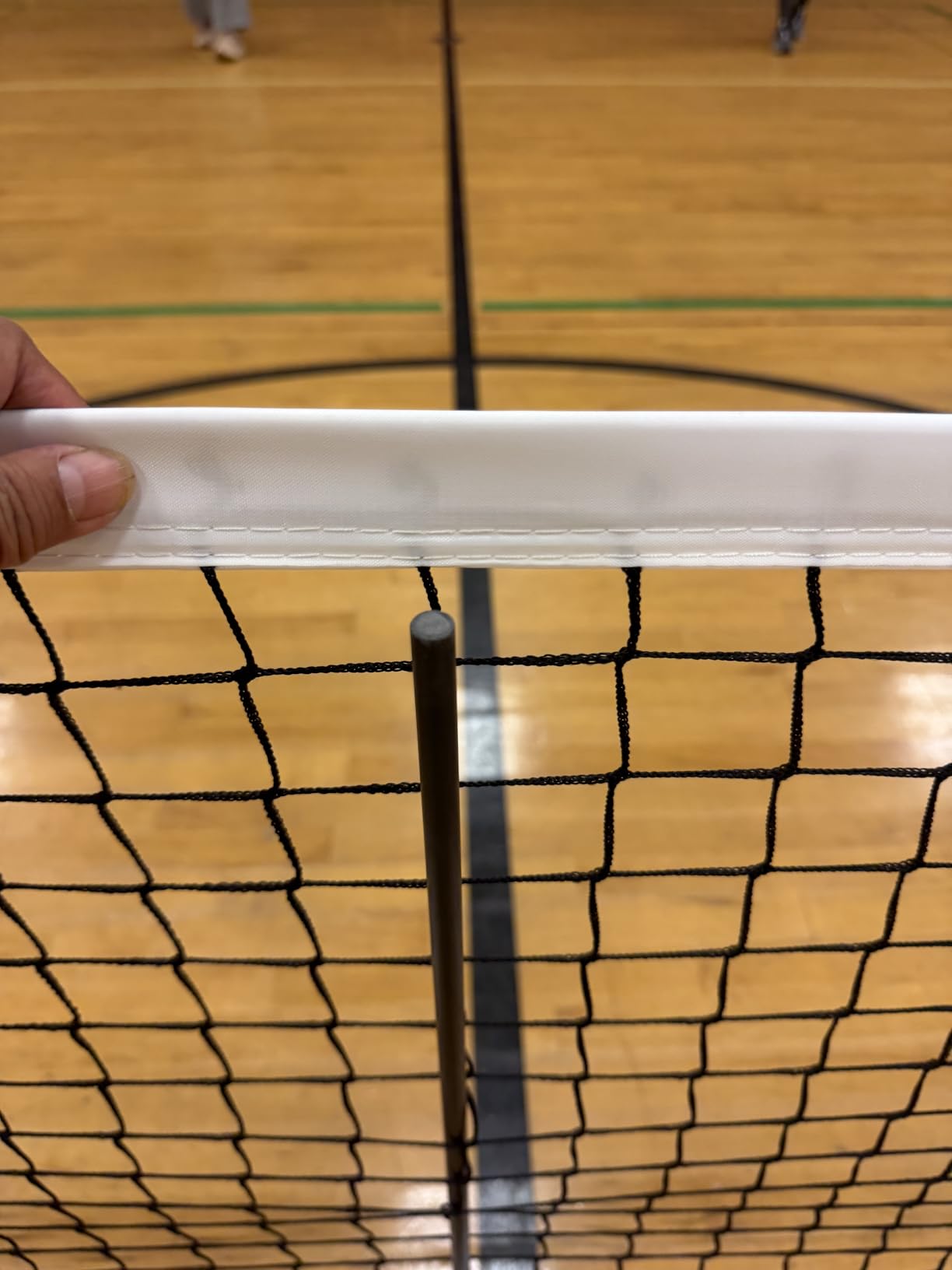 Dominator Standard Portable Pickleball Net - Indoor/Outdoor Regulation Pickleball Net - USAPA Compliant Pickleball Net on Wheels - System Includes Rolling Storage Bag & Locking Wheels customer photo 1