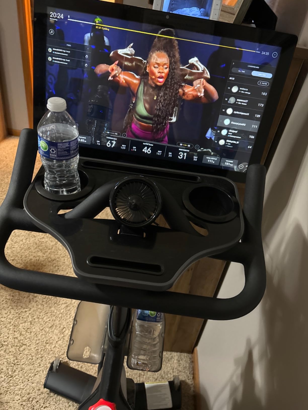 TrubliFit Fan for Peloton Bike & Peloton Treadmill - Accessories for Peloton - Fits Original Bike, Bike+ or Tread - No Batteries or Charging Required customer photo 1