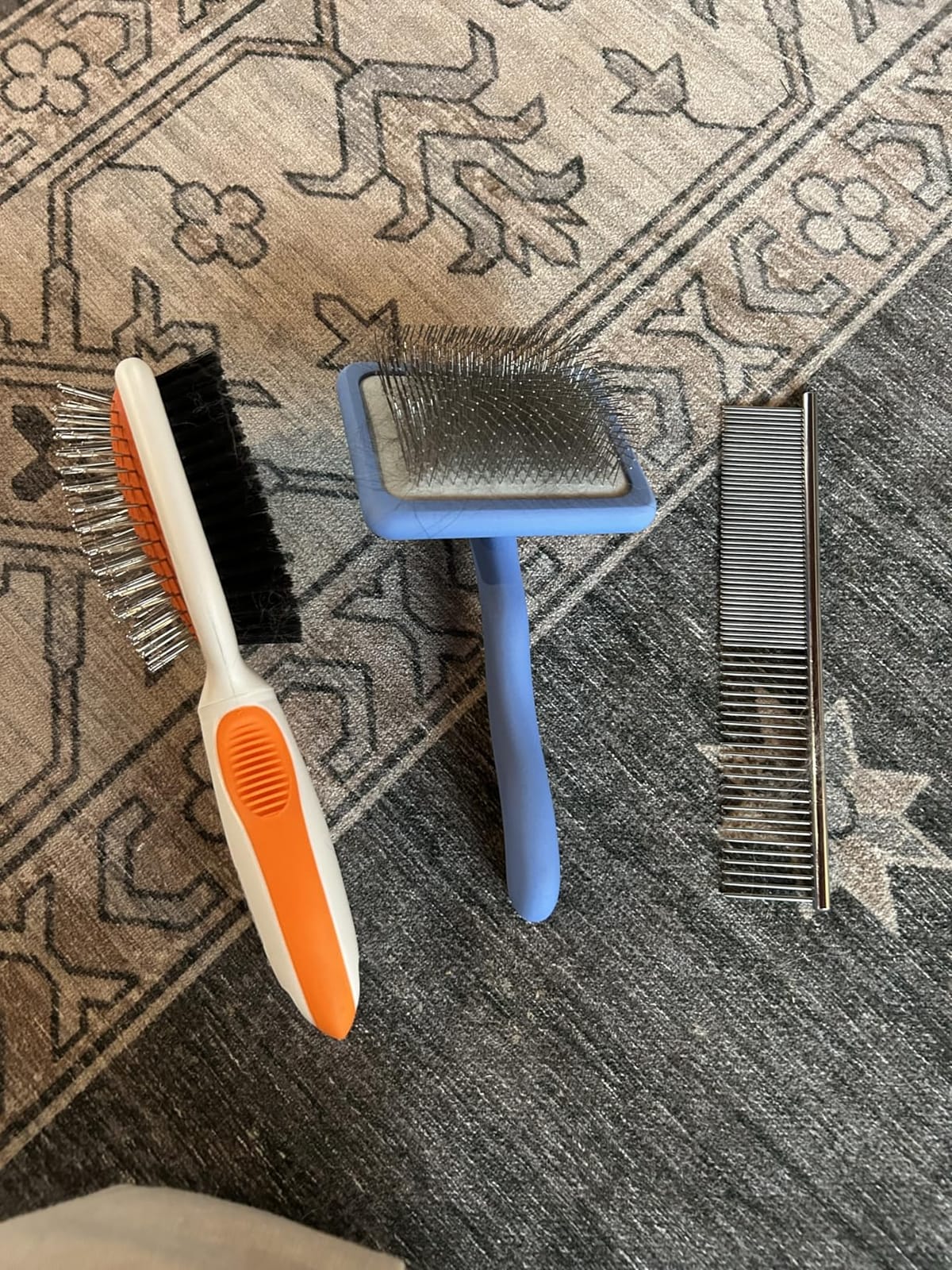 Slicker Brush for Dogs, Pet Grooming Brushes for Doodles & Poodles, Large customer photo 2