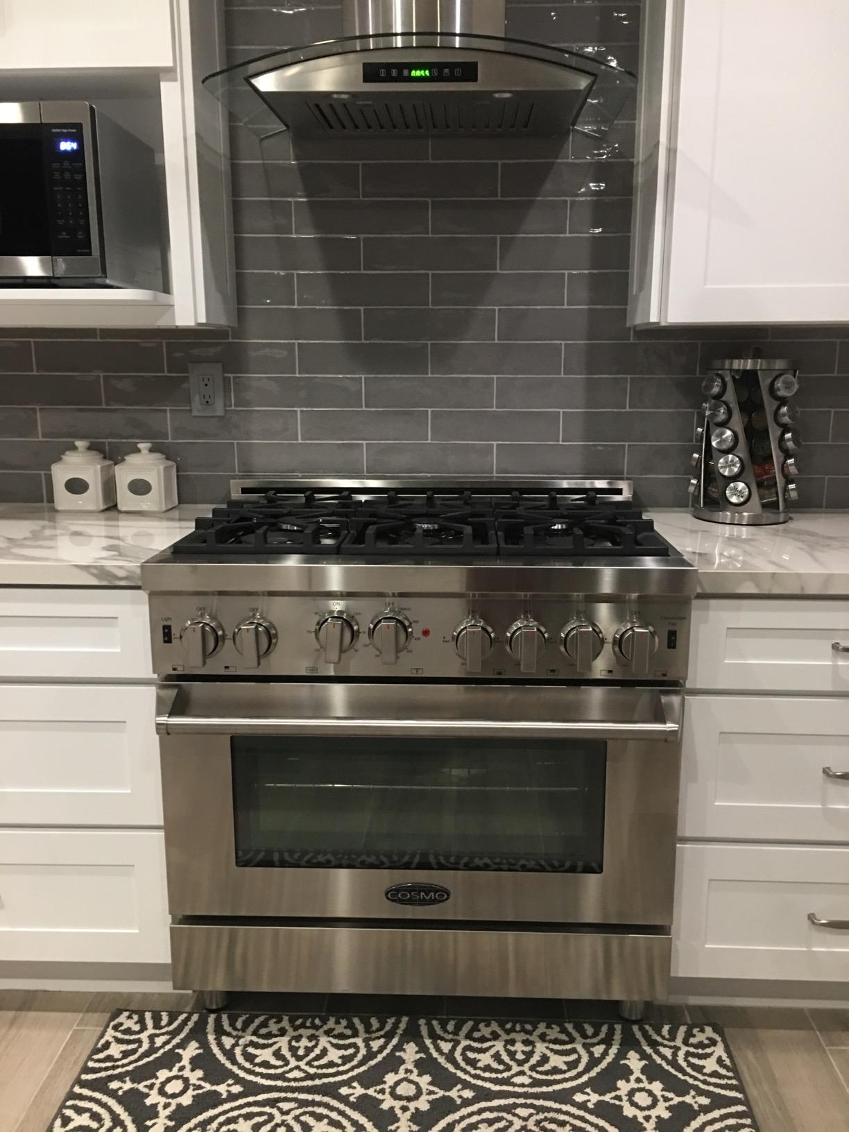 48 in. Vista Coll 6.6 cu ft 8 Burner Double Oven Gas Range, Stainless Steel customer photo 1