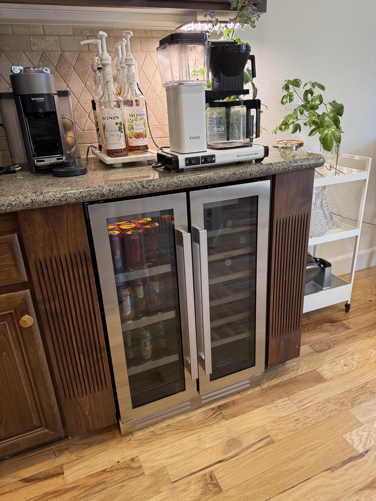 Ca'Lefort 15 Inch Wine Fridge, 33-Bottle Wine Cooler Refrigerator customer photo 2