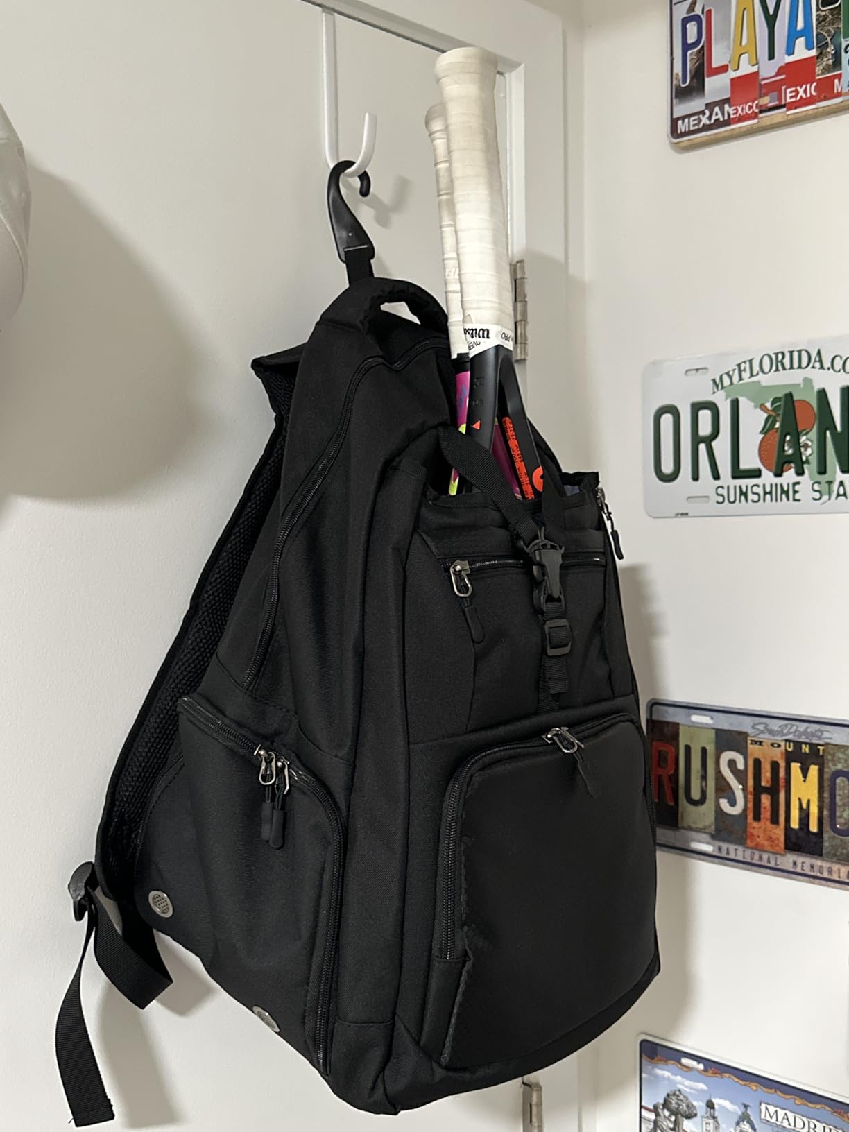 DSLEAF Tennis Bag for Men/Women, Tennis Backpack Holds 2 Rackets and Shoes customer photo 1