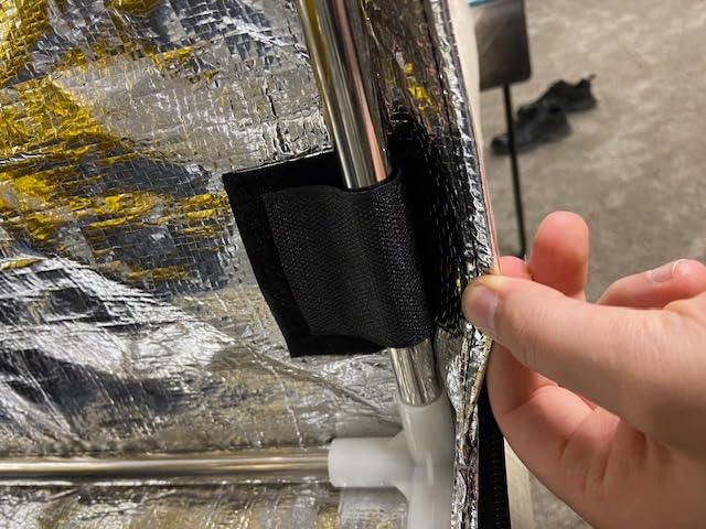 3D Printer Enclosure with Ventilation Kit & LED Lighting– Thermal Insulation Cover & Fume Extraction Tent for FDM/DLP/SLA/LCD 3D Printers(Size 540 * 640 * 750mm) customer photo 2
